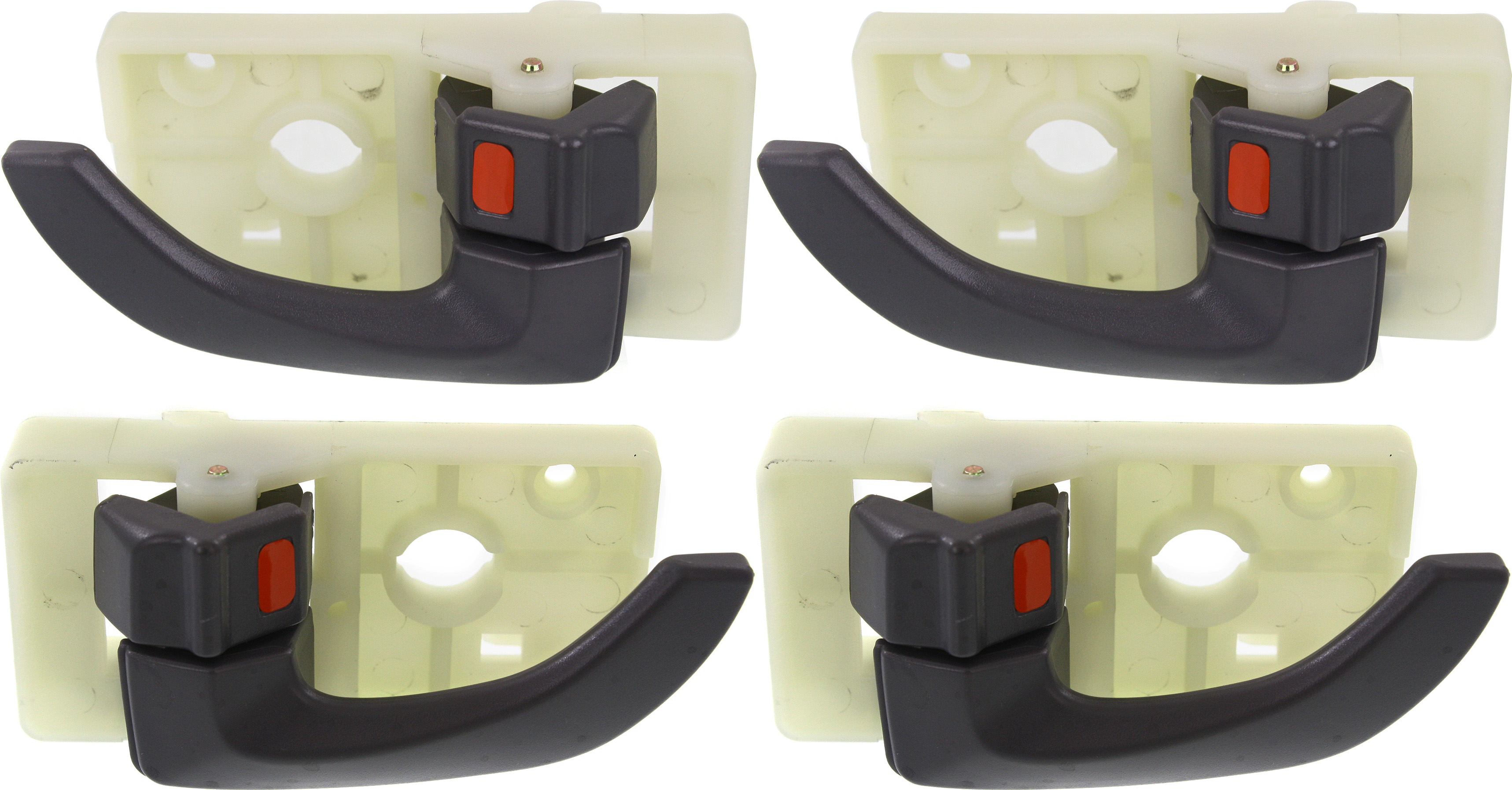 AM TUCSON 05-09 INTERIOR DOOR HANDLE Set of 4 Front and Rear RH and LH Gray Plastic SKU SET REPHY462327-4 OEM 826202E000LM 826102E000LM