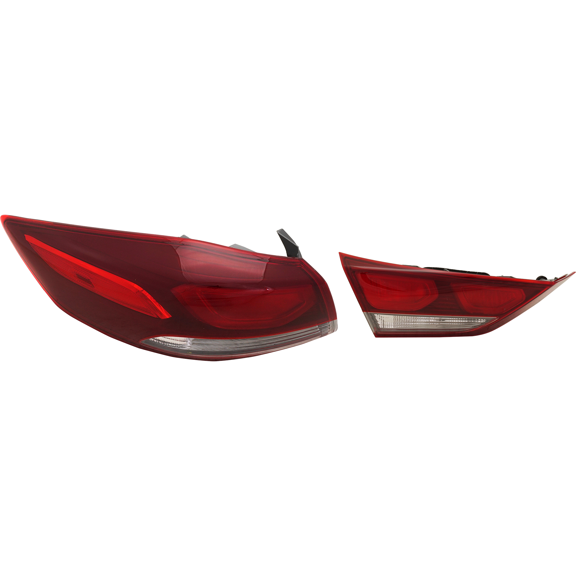 AM ELANTRA 17-18 TAIL LAMP LH Inner and Outer Assembly USA Built Vehicle SKU SET REPHY730110 Partslink HY2802137 HY2804140 OEM 92401F3000-92403F2120