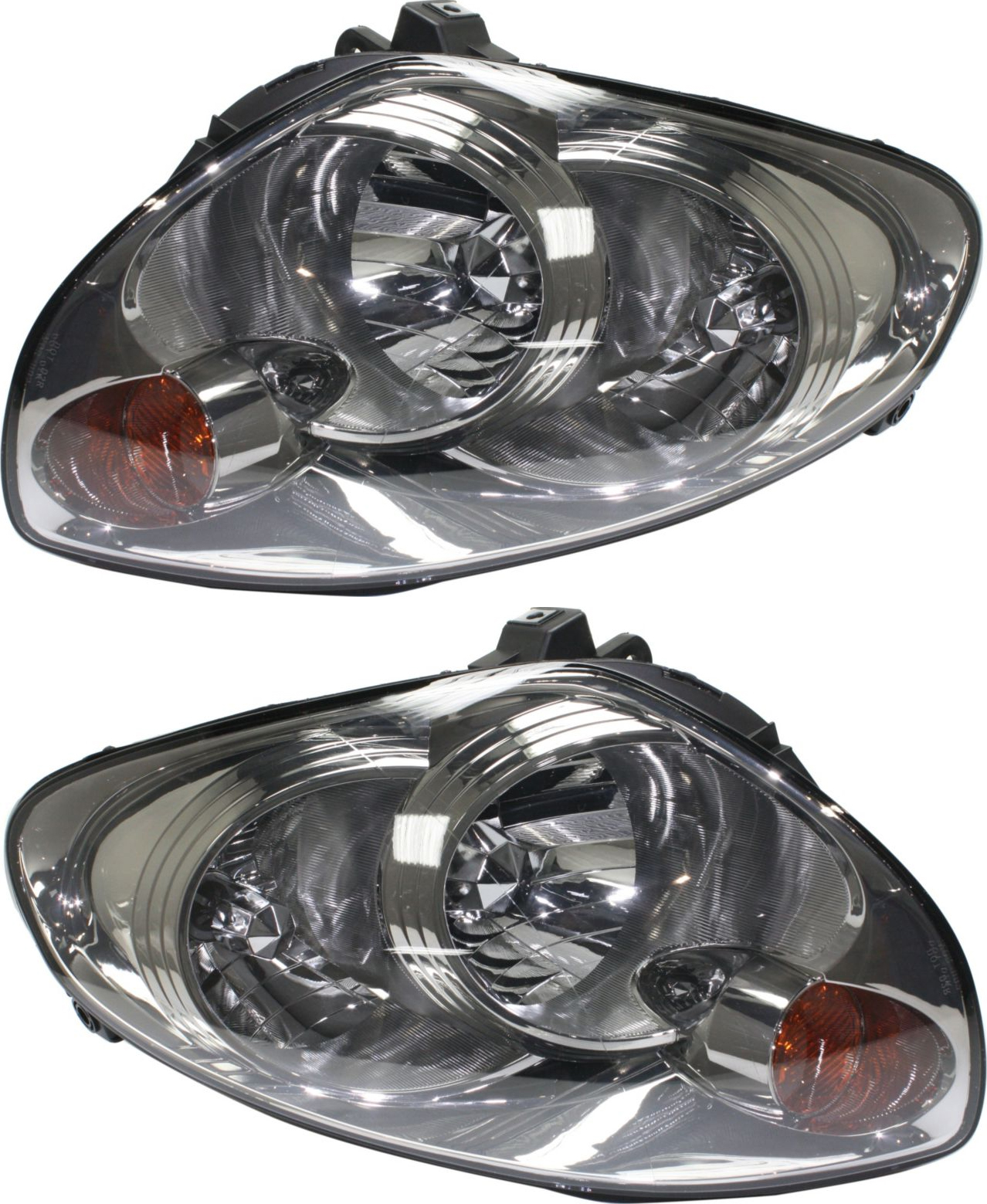 AM G35-05-06 HEAD LAMP RH AND LH Assembly HID Xenon w HID bulb and ballast w wiring harness SKU SET REPI100169 Partslink IN2503122 IN2502122 OEM 26010AC70A 26060AC70A