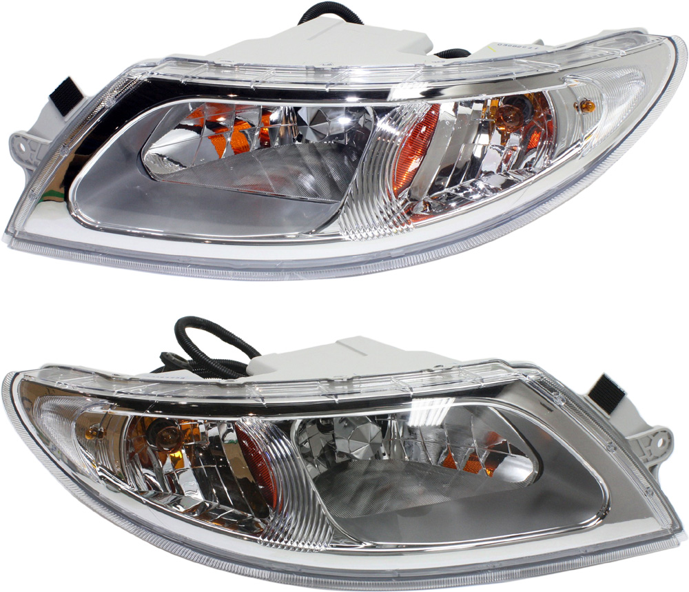 AM INTERNATIONAL 4000 SERIES HD TRUCK 02-16 HEAD LAMP RH AND LH Assembly Halogen SKU SET REPI100171HD Partslink IH2502100 IH2503100 OEM 3574387C93-3574388C93