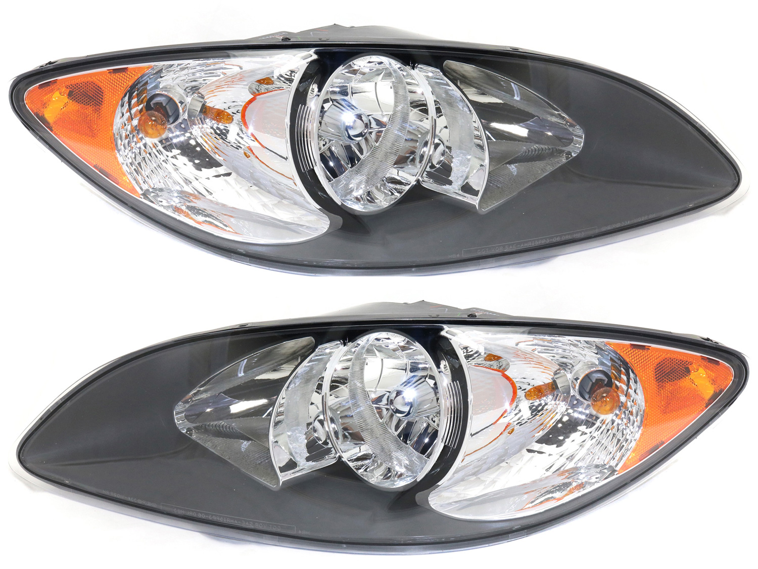 AM PROSTAR 09-14 HEAD LAMP RH AND LH Assembly SKU SET REPI100177HD Partslink IH2503101 IH2502101 OEM 3596016C93-3596015C93