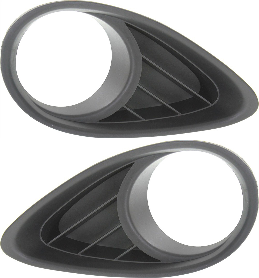 AM FX35-09-11 FRONT FOG LAMP MOLDING RH AND LH Primed Trim SKU SET REPI108601 Partslink IN1039100 IN1038100 OEM 622561CA0A 622571CA0A