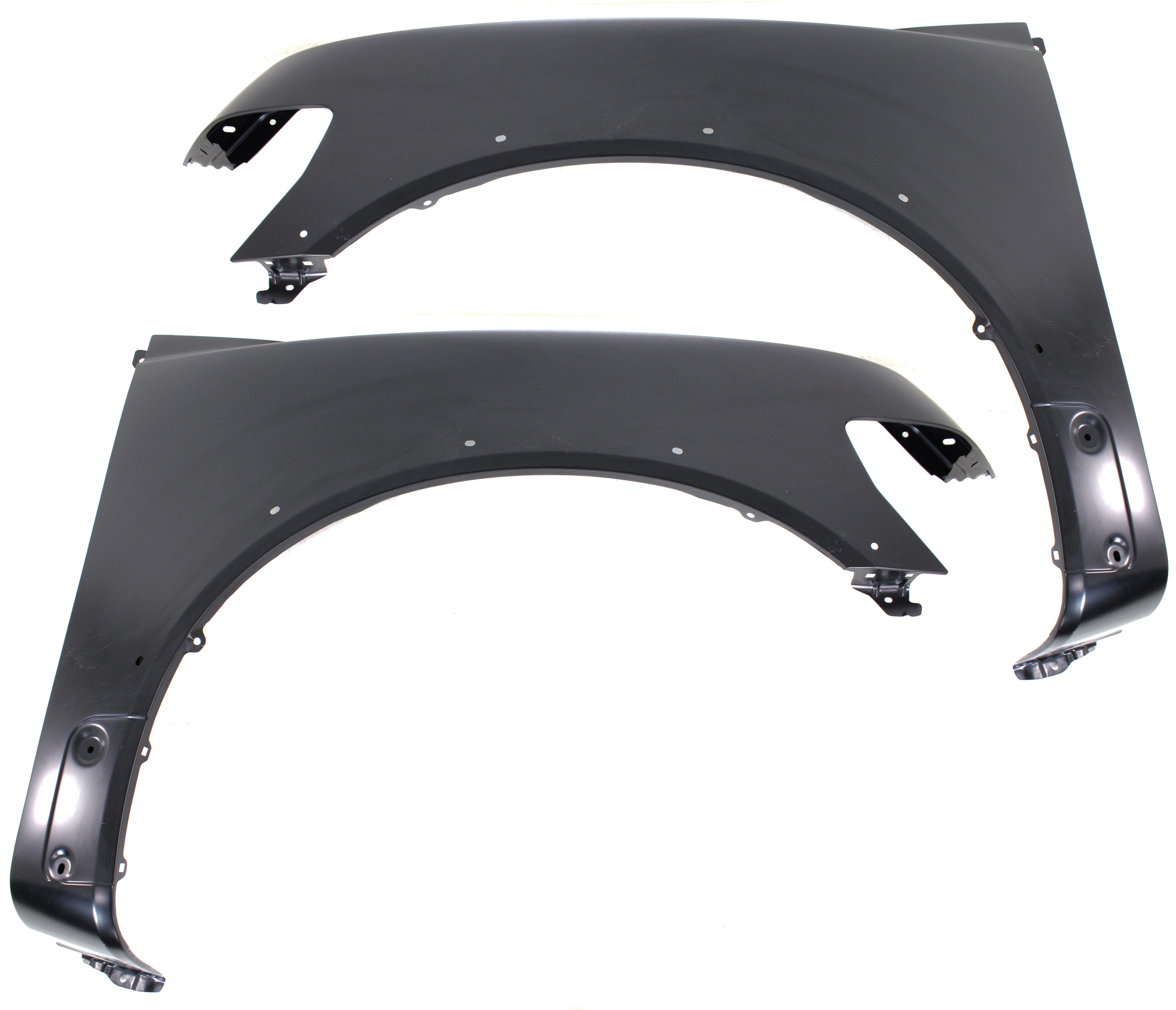 AM QX56-04-10 FRONT FENDER RH AND LH Primed Panel Steel SKU SET REPI220121 Partslink IN1241124 IN1240124 OEM F3100ZQ1MA F3101ZQ1MA