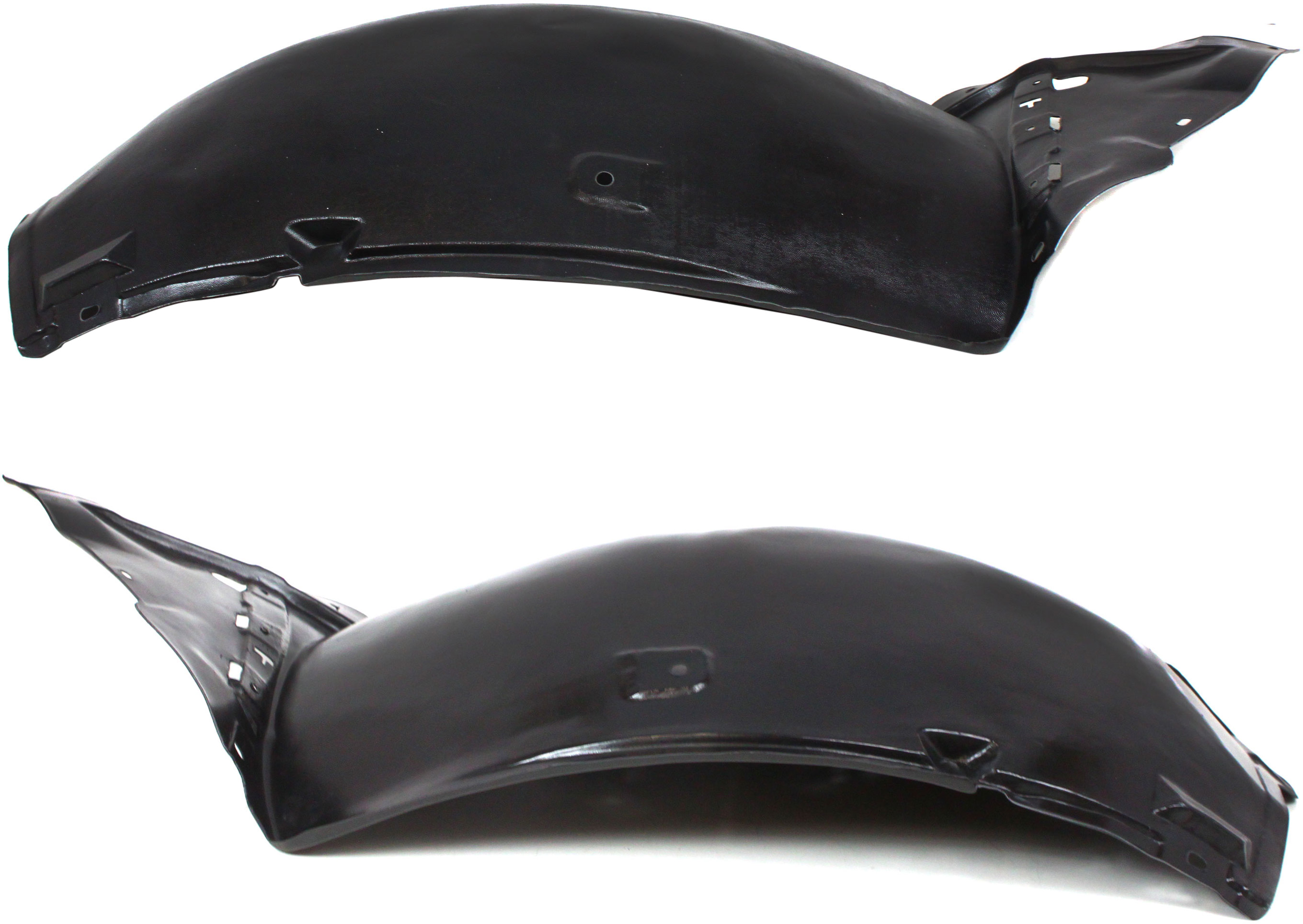 AM G37-08-10 FRONT FENDER LINER RH AND LH Front Section w o Premium Pkg. Convertible Coupe SKU SET REPI222113 Partslink IN1248114 IN1249114 OEM 63844JL00A 63845JL00A