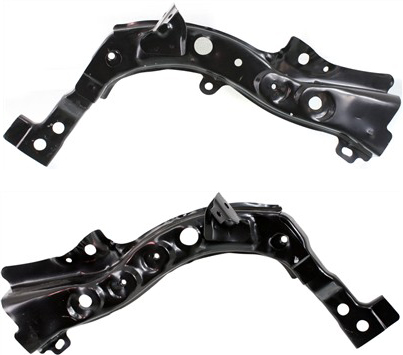 AM G35-07-08 G37-08-13 RADIATOR SUPPORT RH AND LH Steel Coupe Sedan SKU SET REPI250501 Partslink IN1225105 IN1225106 OEM 62520JK600-62521JK600