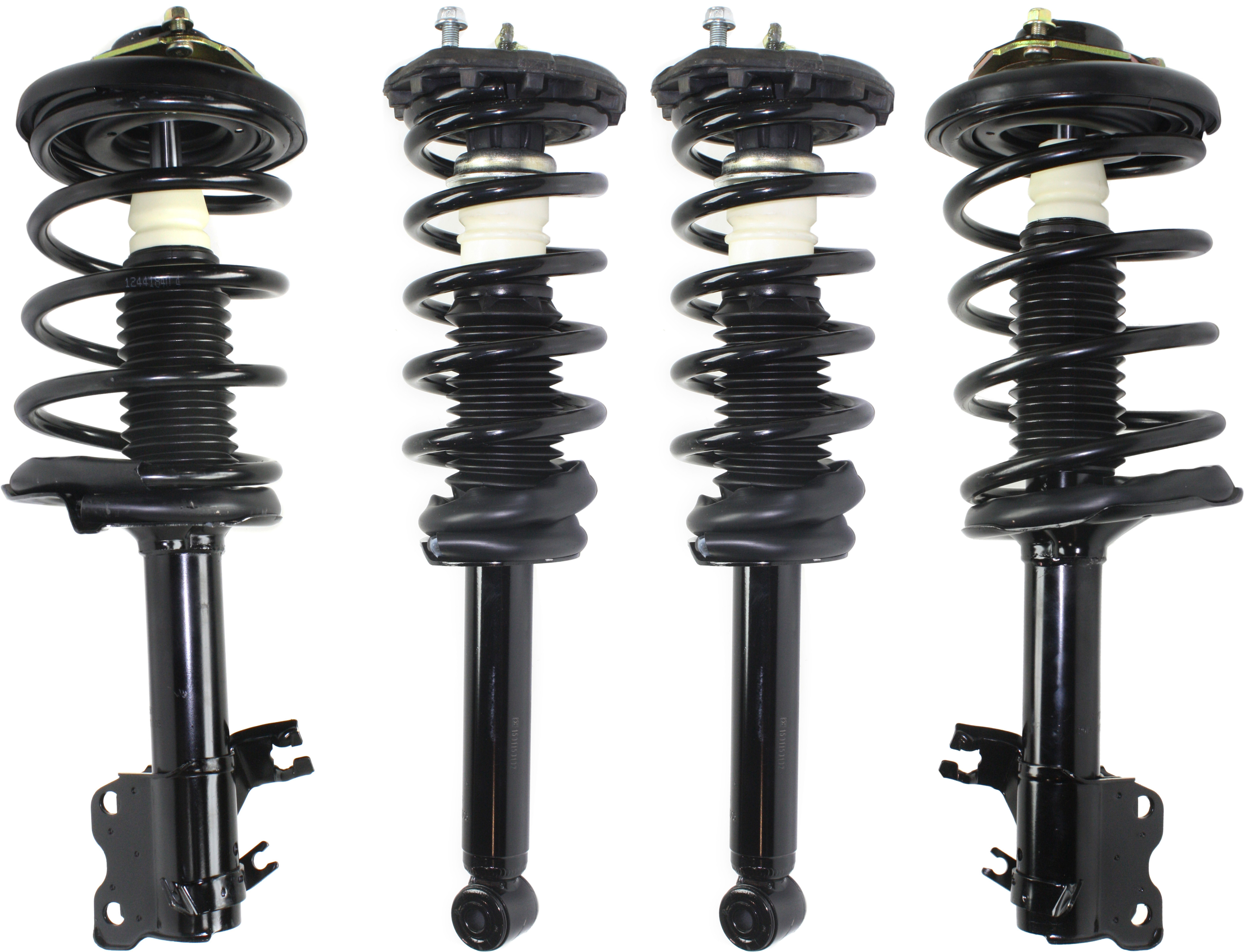 AM I35-02-04 MAXIMA 02-03 FRONT AND REAR FULLY LOADED STRUT RH AND LH Gas Charged Twin tube Set of 4 SKU SET REPI280507-4 OEM 543022Y927-562106Y425-543026Y4