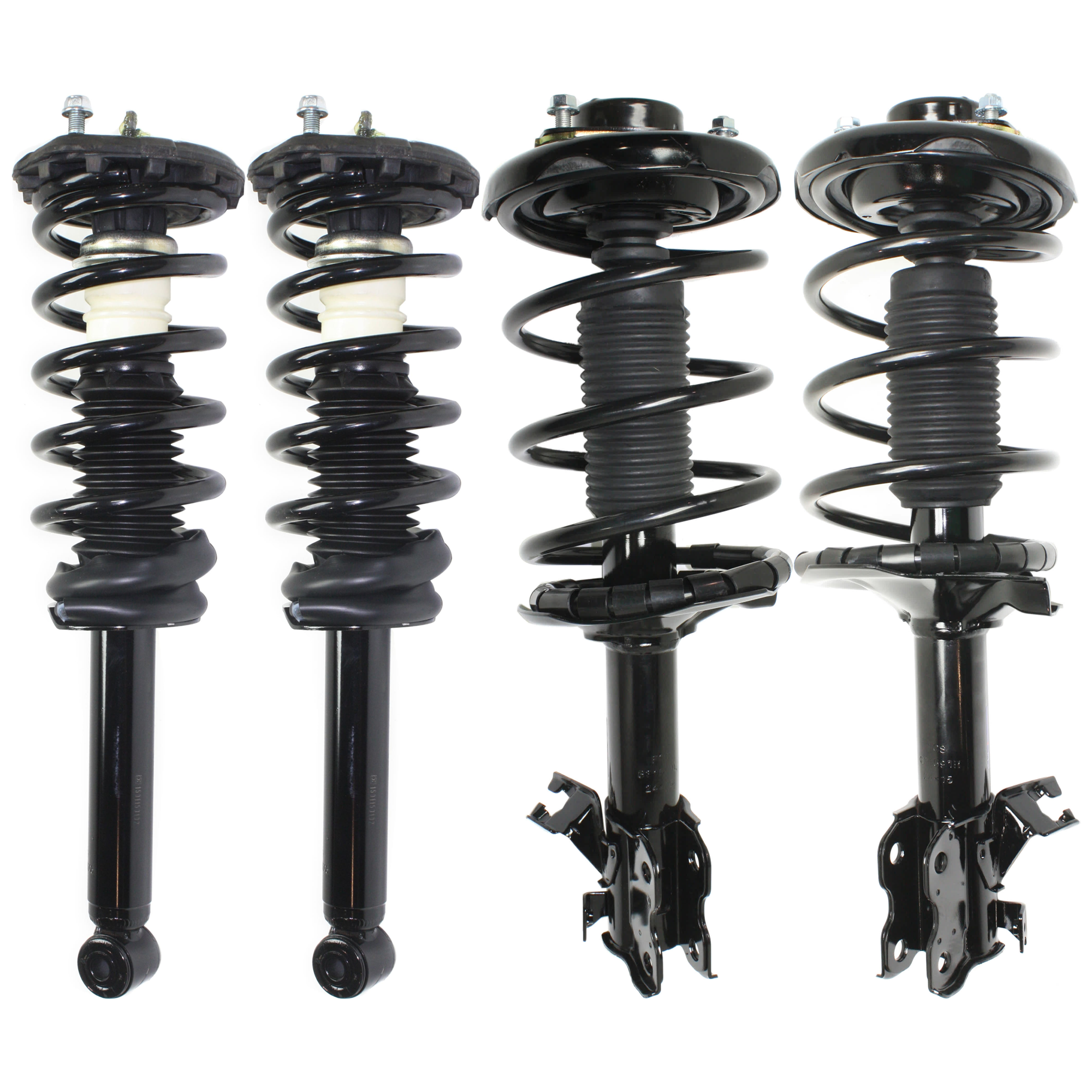 AM MAXIMA I30-00-01 FRONT AND REAR LOADED STRUT RH AND LH Twin tube Set of 4 SKU SET REPI280511-4A OEM 543022Y927-562106Y425