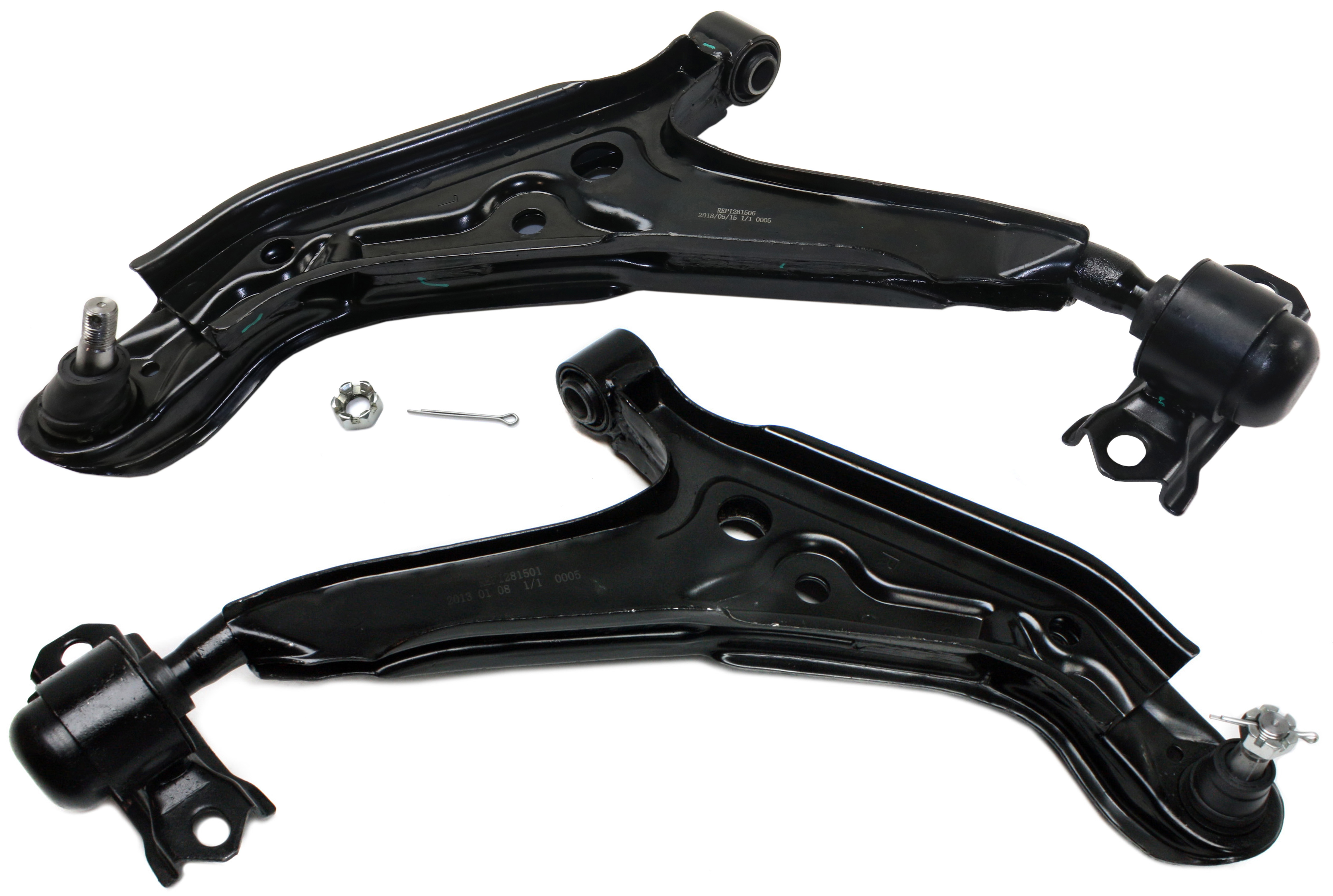 AM G20-99-02 FRONT CONTROL ARM RH AND LH Lower w Ball Joint SKU SET REPI281501 OEM 545002J011-545002F500-545012J0