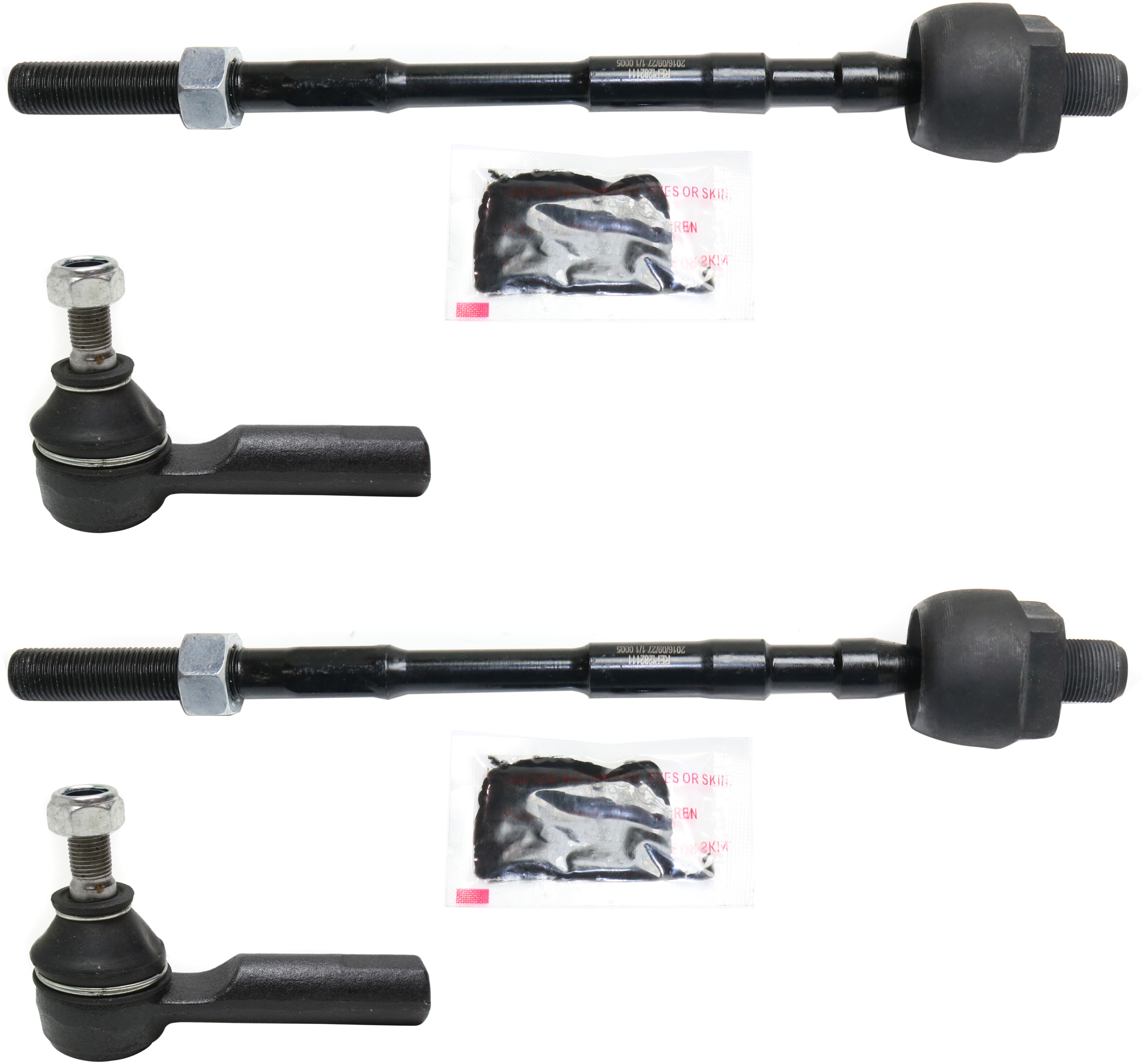 AM G20-99-02 FRONT TIE ROD END RH AND LH Inner and Outer SKU SET REPI282111-4 OEM 351055-1015412-2693100-2693344