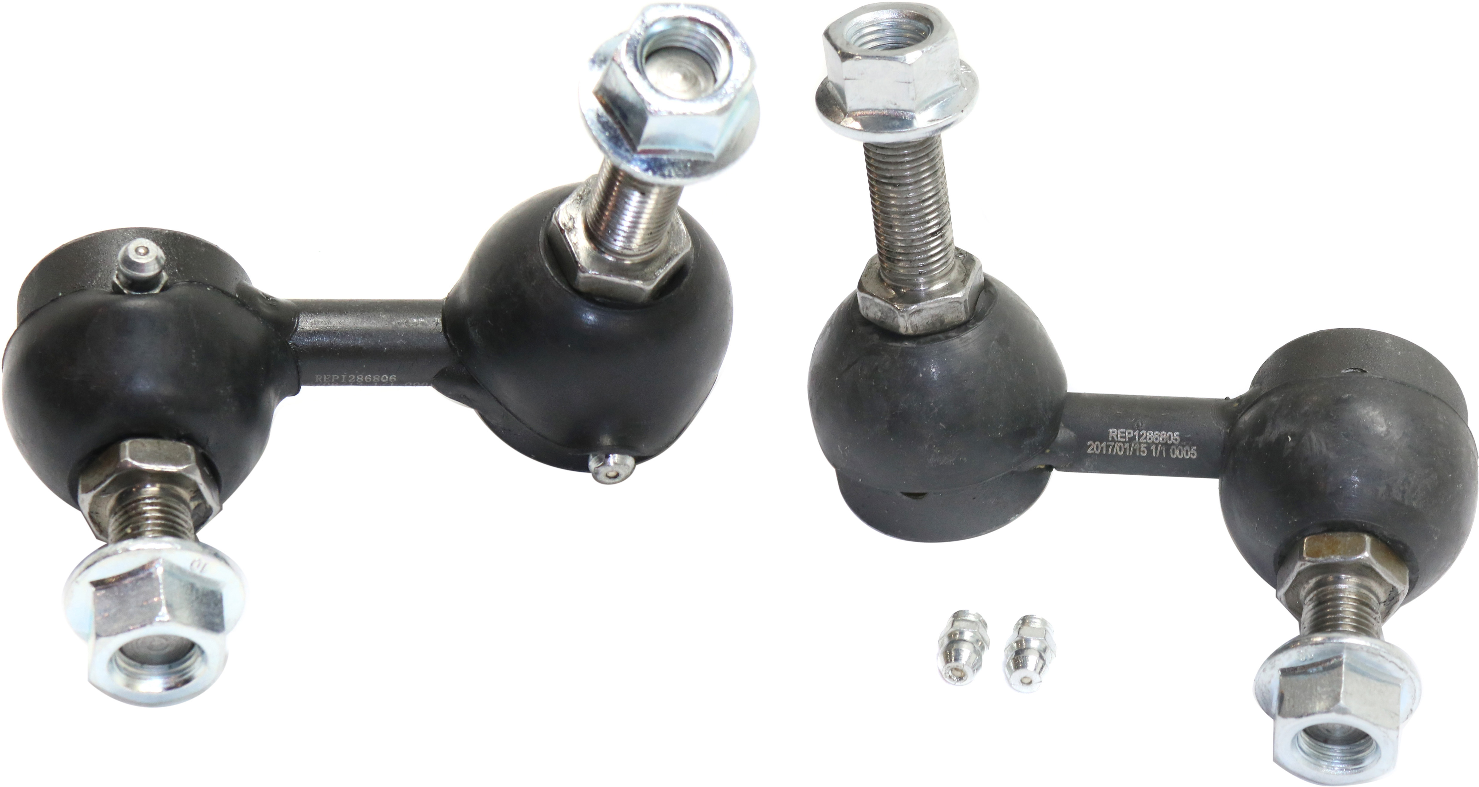 AM GT R 09-19 M35 M45-06-10 FRONT SWAY BAR LINK RH AND LH SKU SET REPI286805 OEM 1016417-60642042 SL61092 MS308
