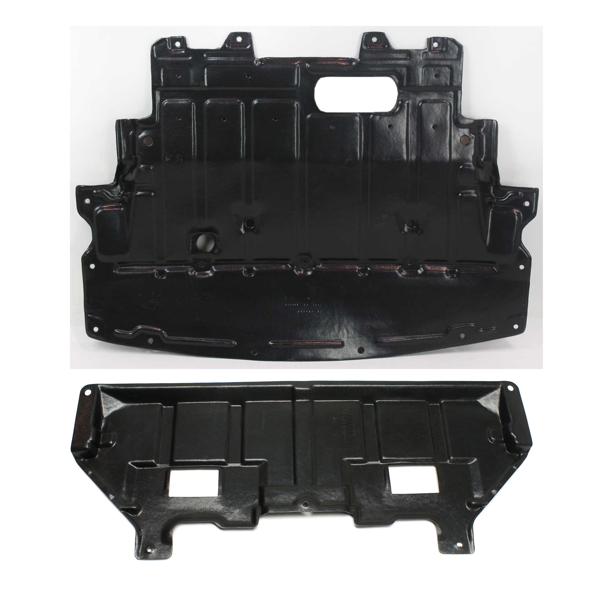 AM G35-04-06 ENGINE SPLASH SHIELD Set of 2 Under Cover Front Sedan AWD SKU SET REPI310127-2 Partslink IN1228115 IN1228128 OEM 75881AQ010-75892AL80A