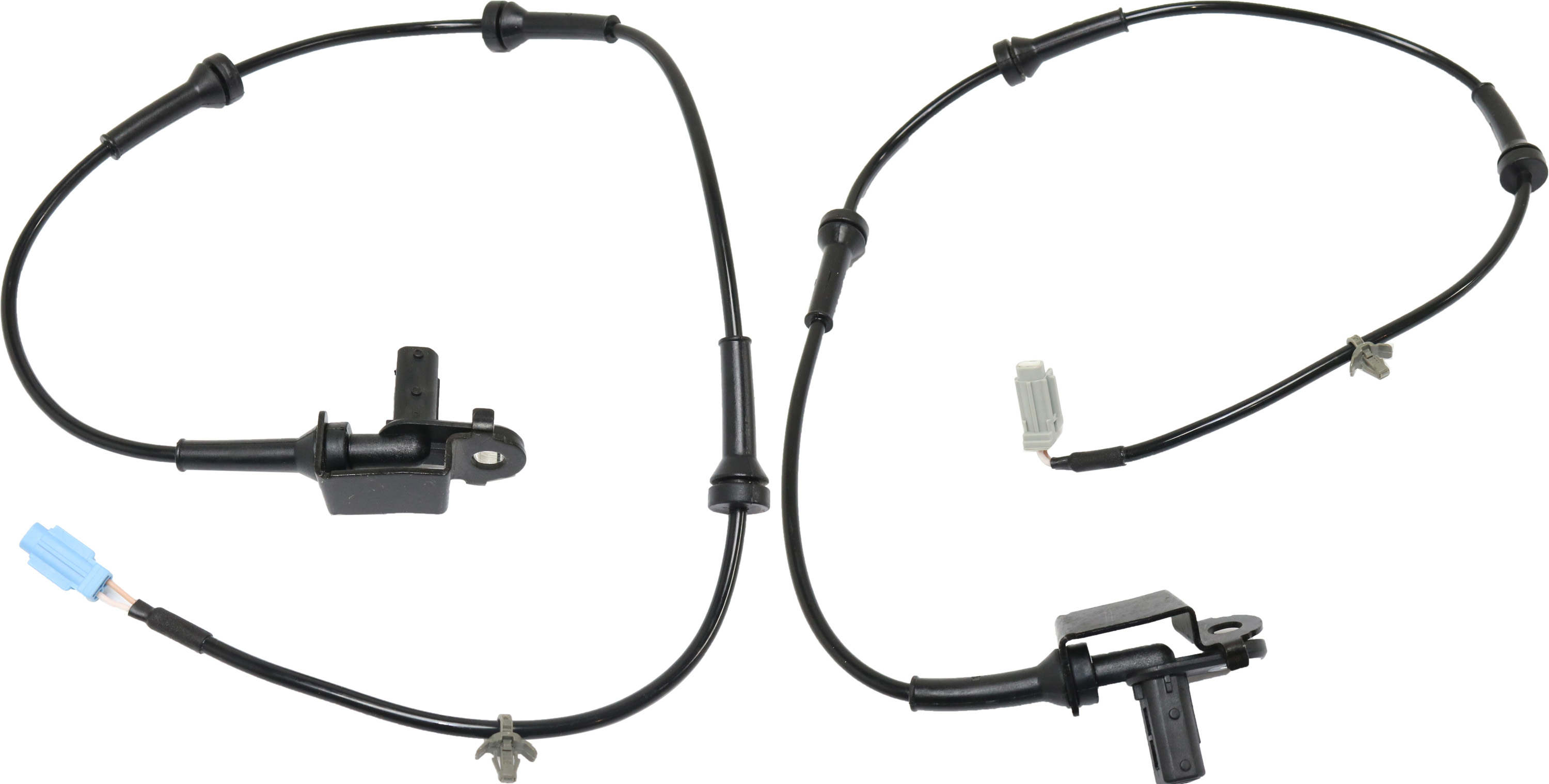 AM 350Z 03-09 FRONT ABS SPEED SENSOR RH AND LH 2 Female Blade Terminals Wheel Mounted SKU SET REPI310811 OEM 71015-531000-844840-7210046-2A