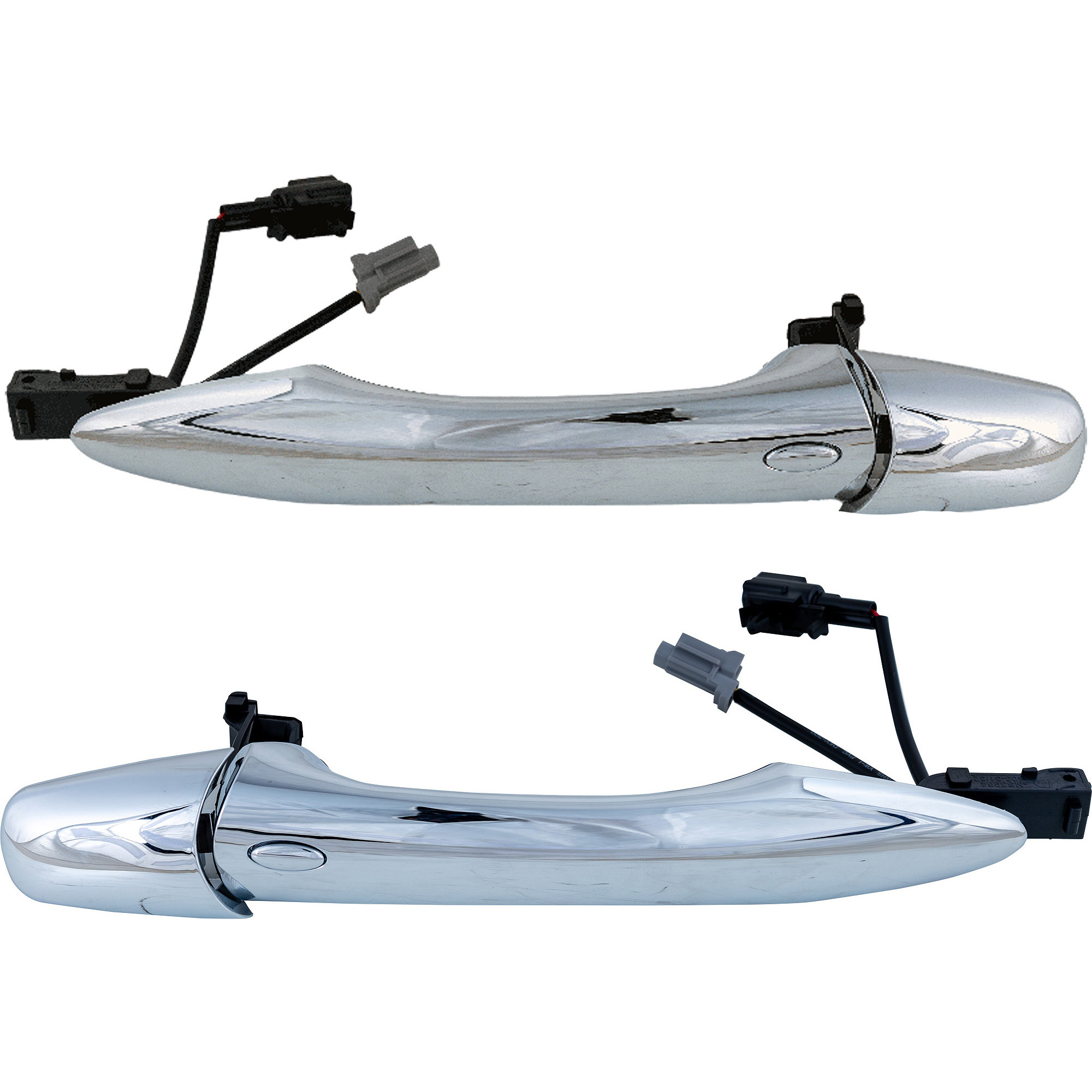 AM EX35-08-12 QX56-11-13 FRONT DOOR HANDLE RH AND LH Outside All Chrome Plastic SKU SET REPI462189K OEM 826461BA0A 806401BA0A 806401LA