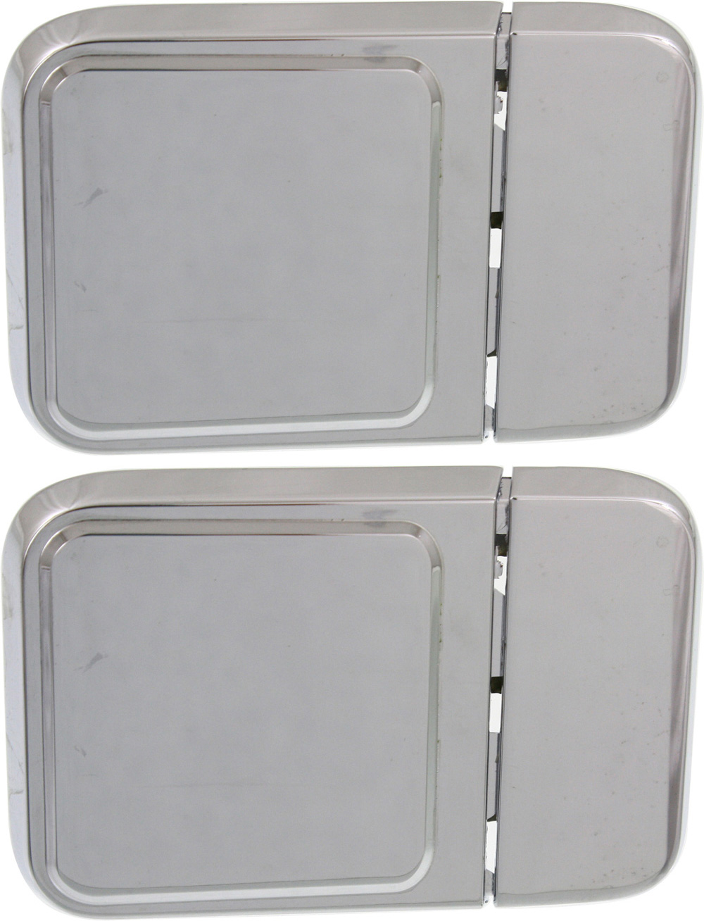AM INTERNATIONAL TRUCK FRONT 88-05 DOOR HANDLE RH AND LH Outer ZincChrome w Holefor RodClip SKU SET REPI462502-2 OEM 1680789C91-3550925C91-3550930C