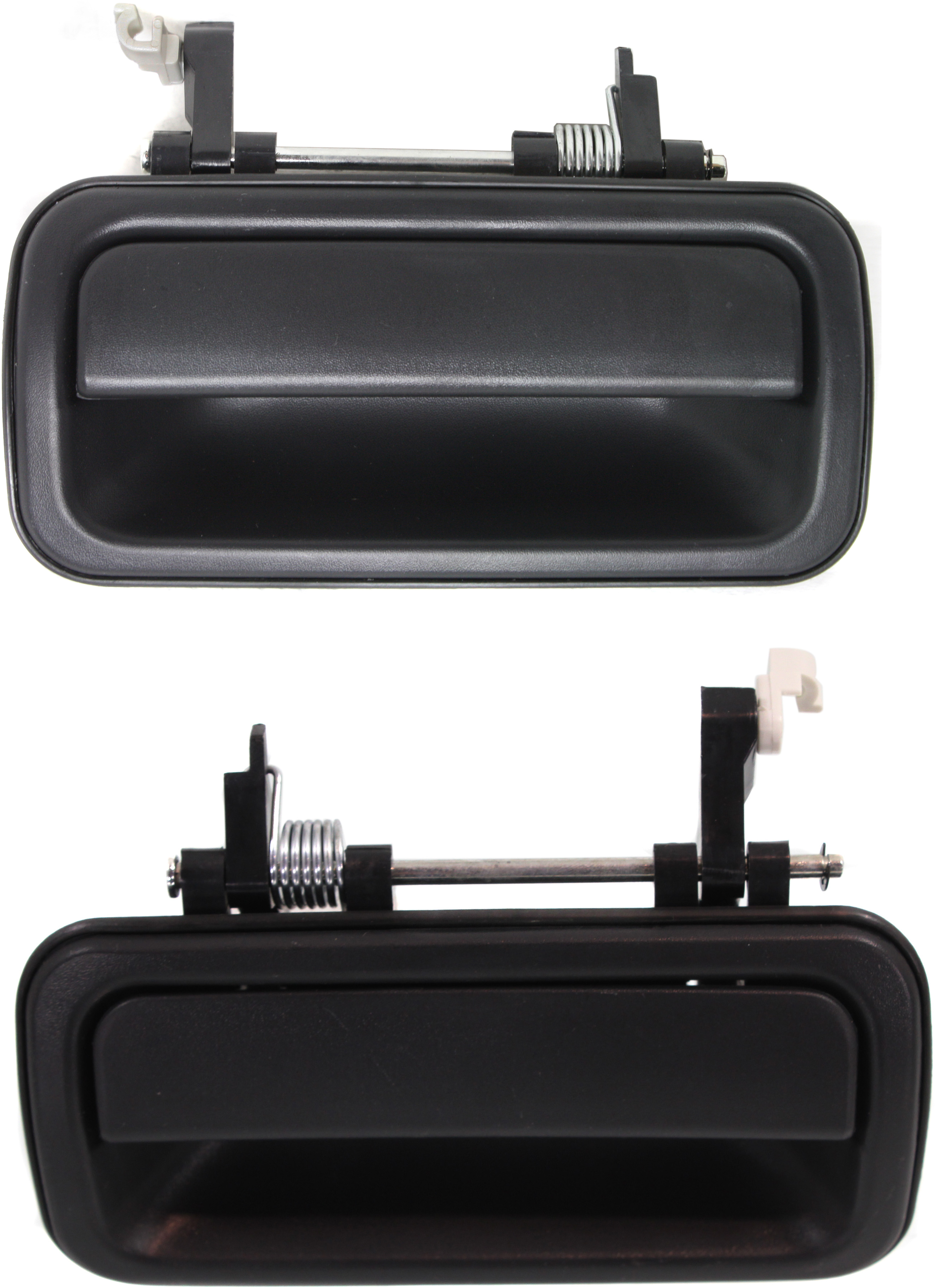 AM RODEO 98-04 REAR EXTERIOR DOOR HANDLE RH AND LH Textured Black SKU SET REPI491317 Partslink IZ1521107 IZ1520107 OEM 8971632601-8971632612