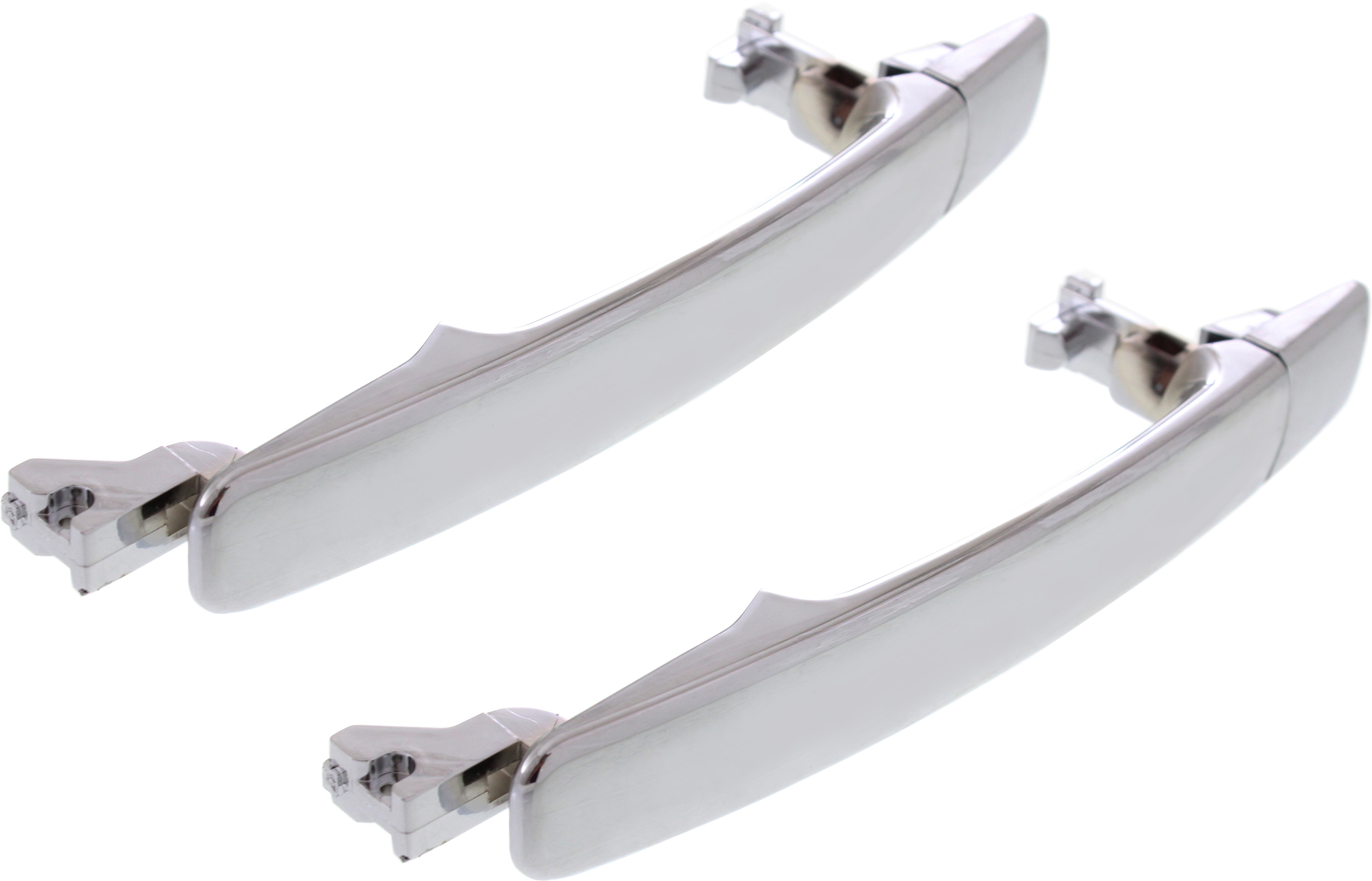 AM FX35 FX45-03-08 ROGUE 08-13 ROGUE SELECT 14-15 REAR DOOR HANDLE RH and LH Outside Chrome w o Keyhole Cover SKU SET REPI494701-2 OEM 80640CA012