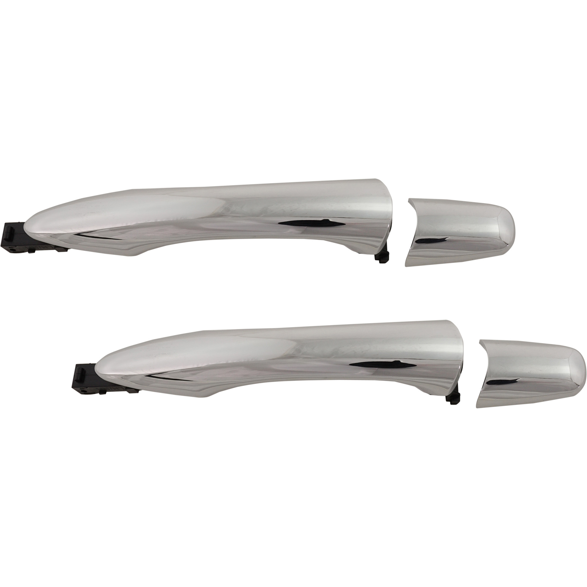AM EX35-08-12 QX80-16-23 REAR EXTERIOR DOOR HANDLE RH AND LH All Chrome Plastic SKU SET REPI494704 OEM 826401BA0A 826461BA0A