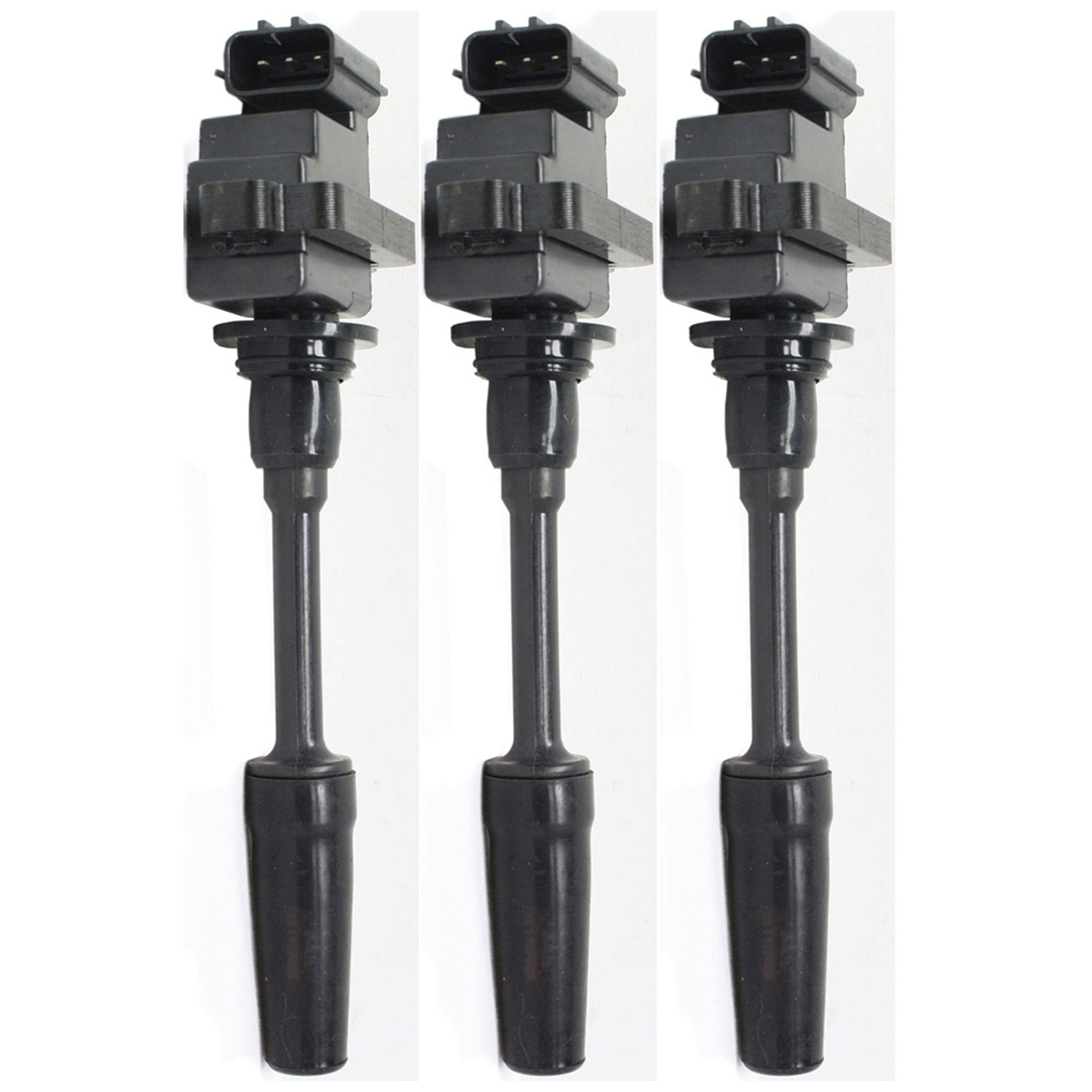 AM MAXIMA 95-99 IGNITION COIL Rear Set of 3-12 Volts 3 Blade Male Terminals Direct Ignition Mounting SKU SET REPI504601-3