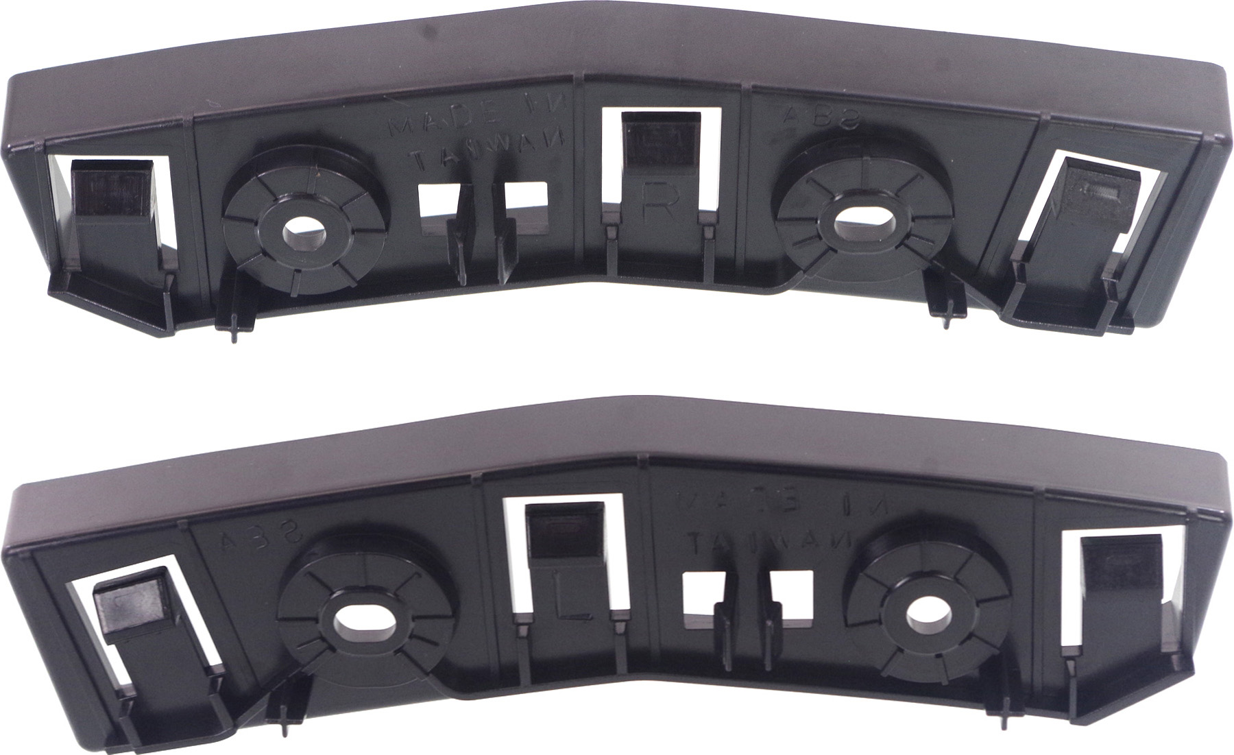 AM CHEROKEE 14-18 FRONT BUMPER BRACKET RH AND LH Upper Plastic SKU SET REPJ013111 Partslink CH1033102 CH1032102 OEM 68138674AC 68138374AC 68138675