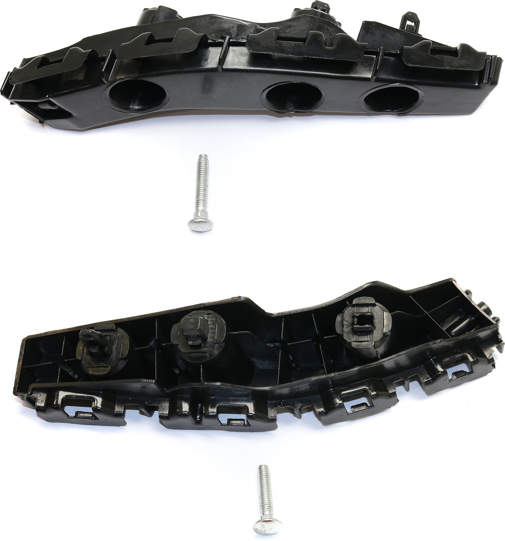 AM COMPASS 11-17 FRONT BUMPER BRACKET RH AND LH Plastic SKU SET REPJ013115 Partslink CH1043104 CH1042104 OEM 5182596AC 5182597AC