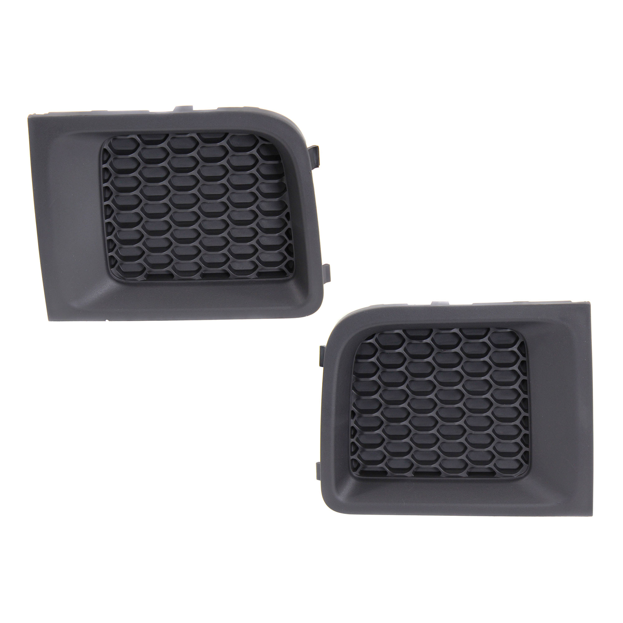 AM RENEGADE 15-18 FRONT BUMPER GRILLE RH AND LH Outer Bezel Textured SKU SET REPJ015509 Partslink CH1039176 CH1038176 OEM 5XB63LXHAA 5XB62LXHAA