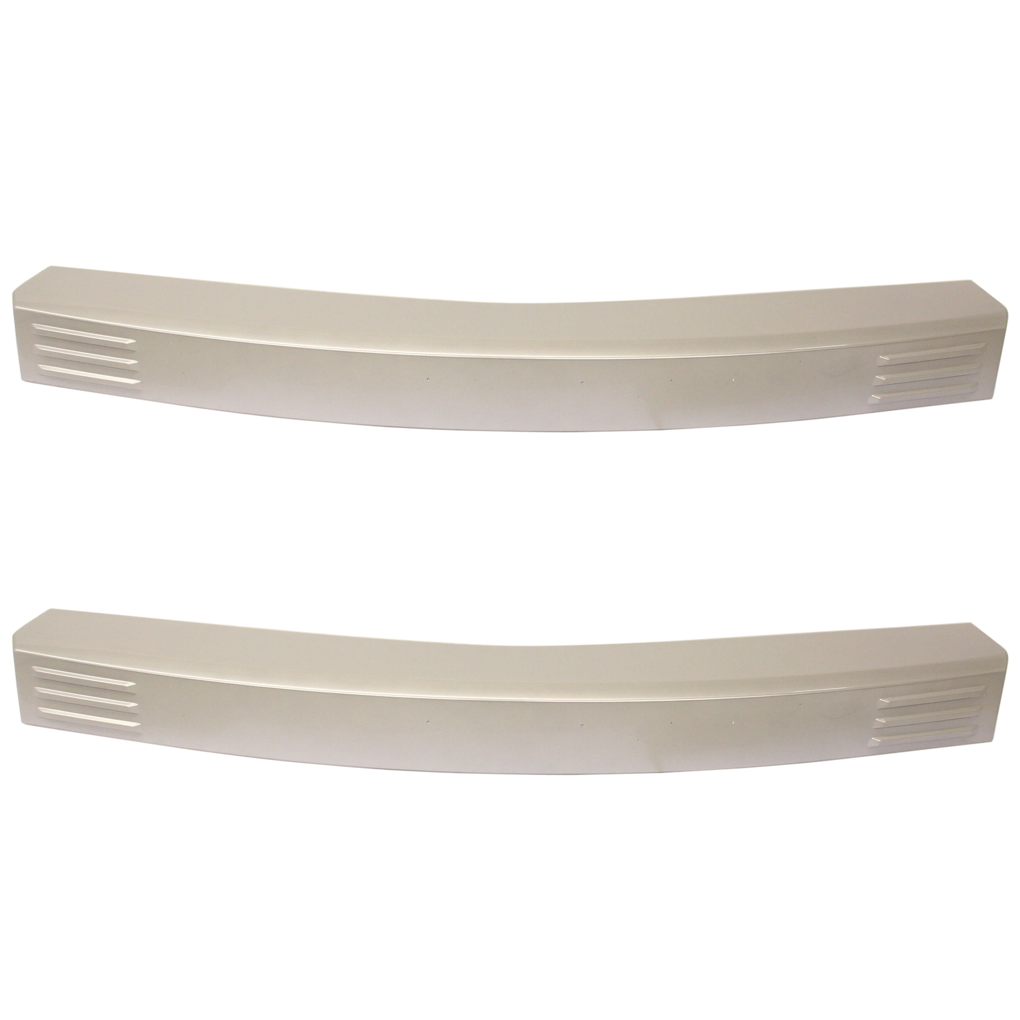 AM PATRIOT 07-10 FRONT BUMPER MOLDING RH AND LH Cover Plate Painted Sliver SKU SET REPJ015901-2