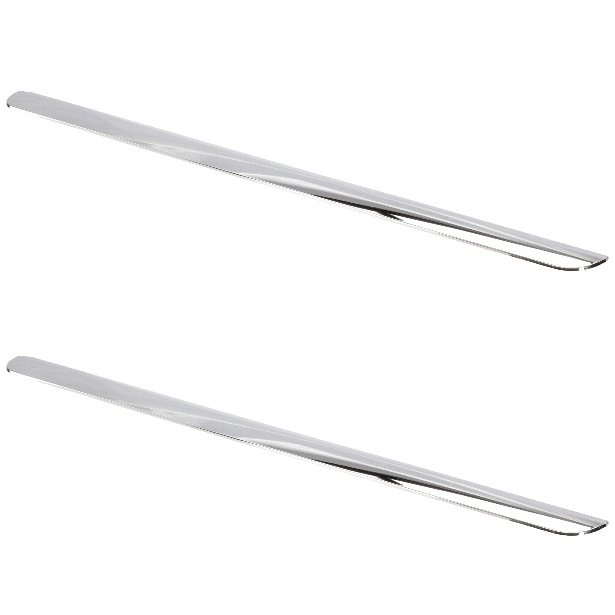 AM GRAND CHEROKEE 06-10 FRONT BUMPER MOLDING RH AND LH Strip Insert Chrome SKU SET REPJ015903-2