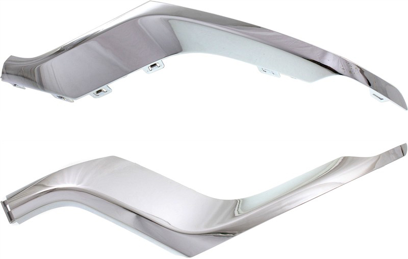 AM GRAND CHEROKEE 14-16 FRONT BUMPER MOLDING RH AND LH Outer Applique Chrome Exc. SRT 8 Model SKU SET REPJ016103 Partslink CH1047104 CH1046104 OEM 68170062AB 68170063AB