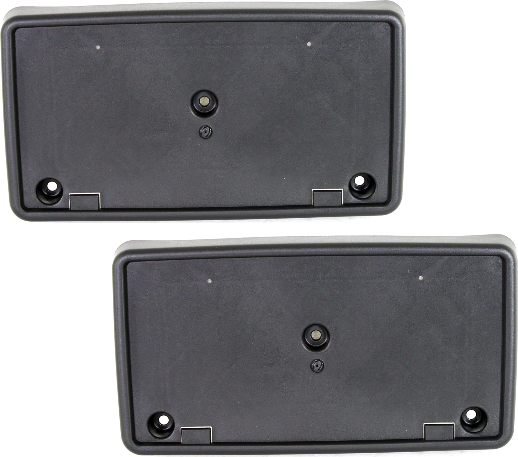 AM LIBERTY 05-07 FRONT AND REAR LICENSE PLATE BRACKET Set of 2 SKU SET REPJ019501-2 Partslink CH1068116 OEM 55156886AA