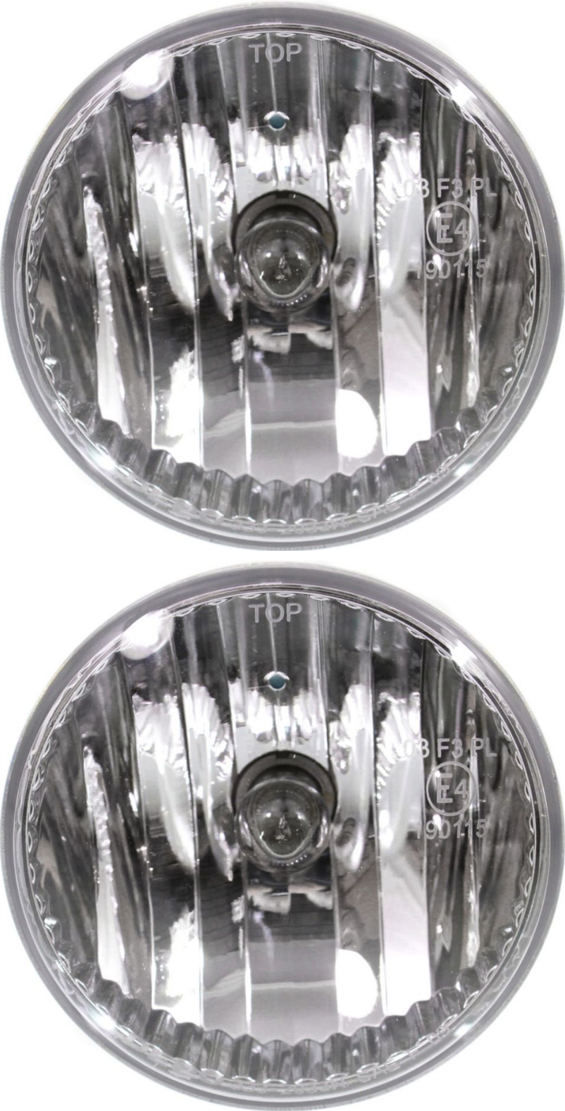 AM PATRIOT 11-17 WRANGLER 13-18 FRONT FOG LAMP RH AND LH Assembly Halogen SKU SET REPJ107905 Partslink CH2594104 OEM 68081399AB