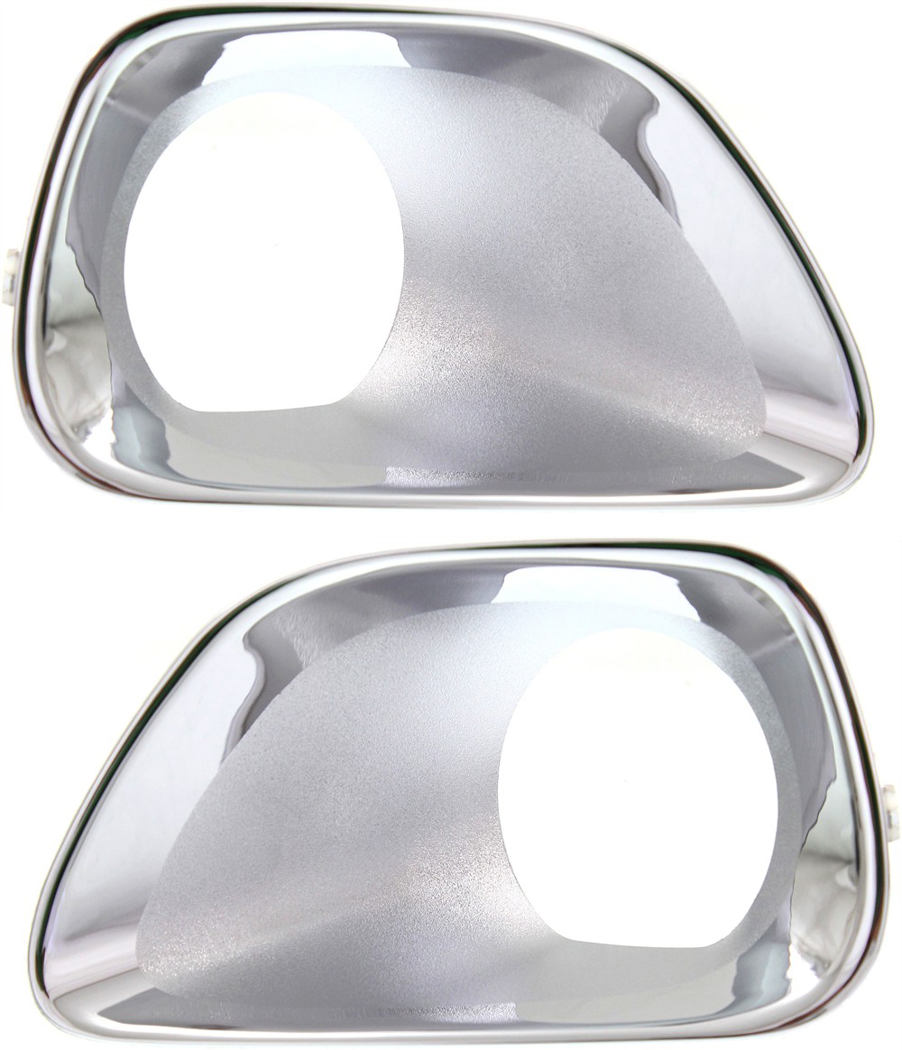AM GRAND CHEROKEE 11-13 FRONT FOG LAMP MOLDING RH AND LH Chrome Exc. SRT SRT 8 Models SKU SET REPJ108601 Partslink CH1039146 CH1038146 OEM 68110962AB 68110963AB