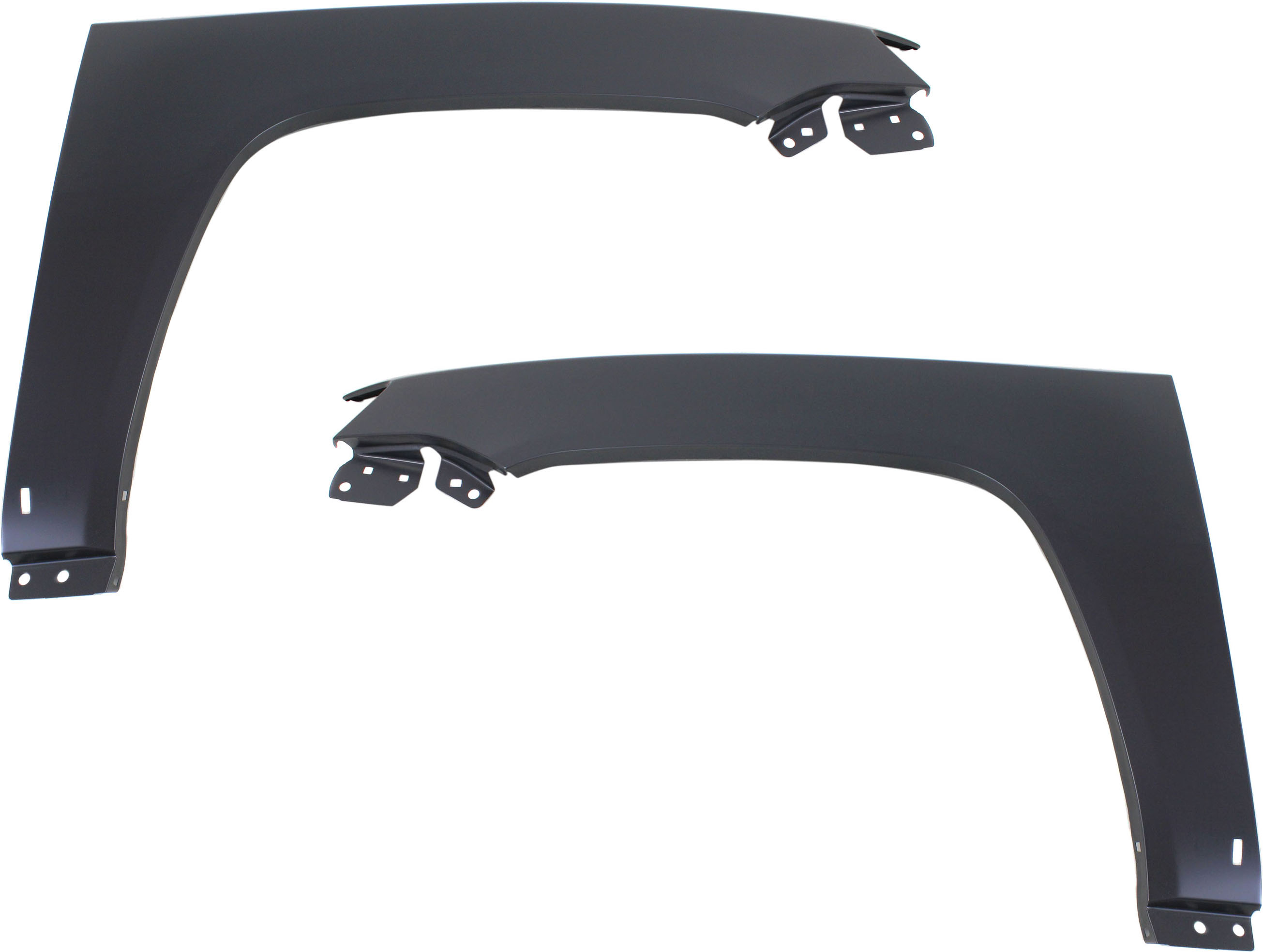 AM COMPASS 11-17 FRONT FENDER RH AND LH Primed 2017 MK Mfr. Body Code Steel SKU SET REPJ220107 Partslink CH1241276 CH1240276 OEM 68085302AB 68085303AB