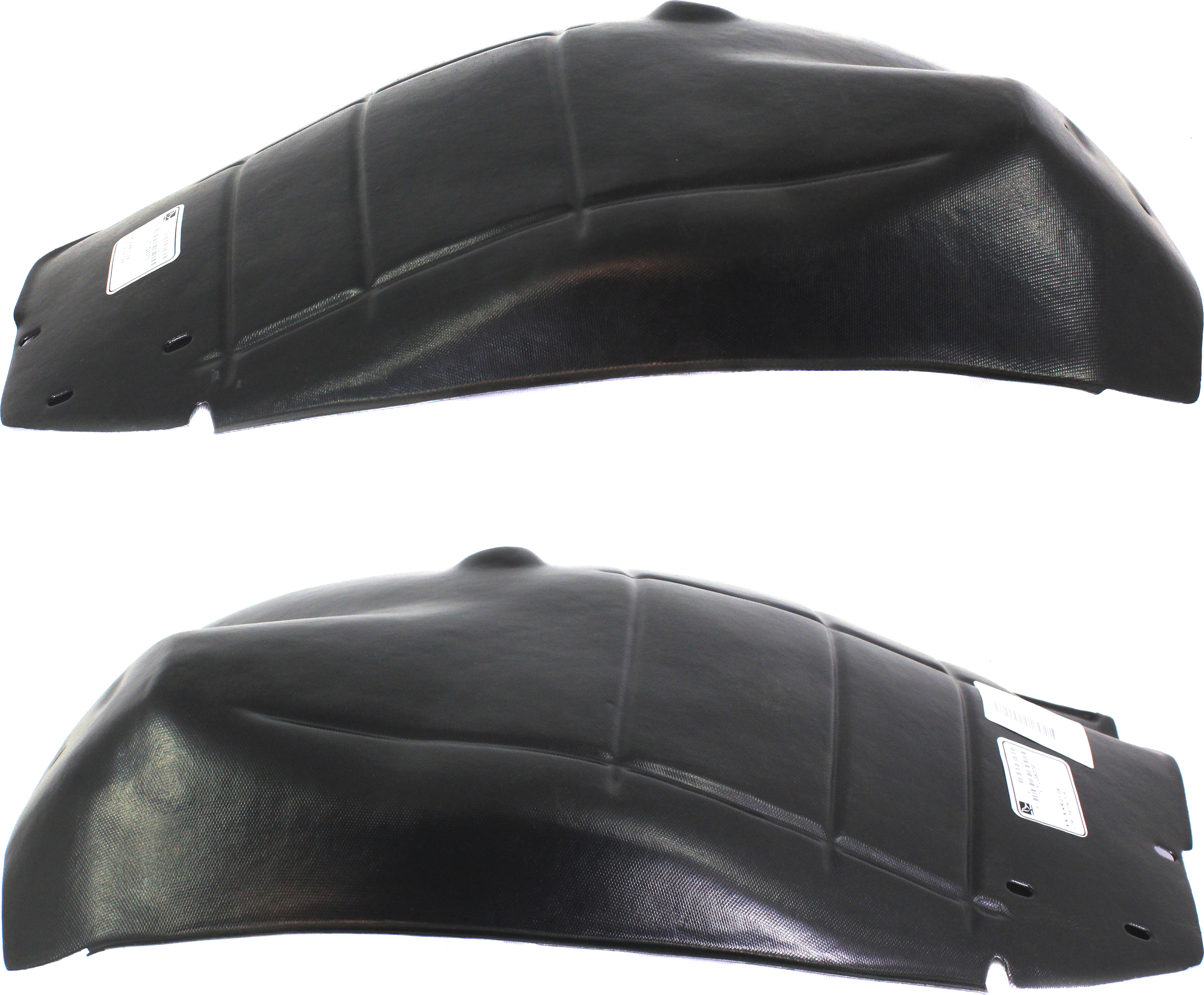 AM XK XKR 07-15 FRONT FENDER LINER RH AND LH Rear Section SKU SET REPJ222107 Partslink JA1249103 JA1248103 OEM C2P12151 C2P12149