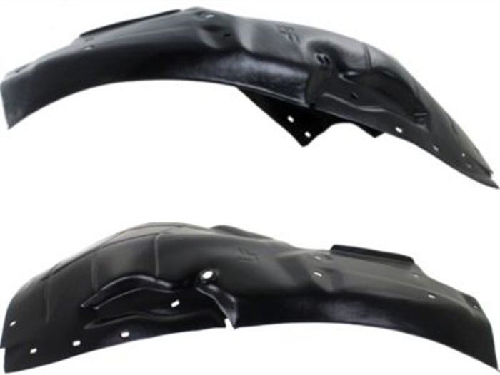 AM XK XKR 10-12 FRONT FENDER LINER RH AND LH Front Section SKU SET REPJ222117 OEM C2P15681 C2P15024