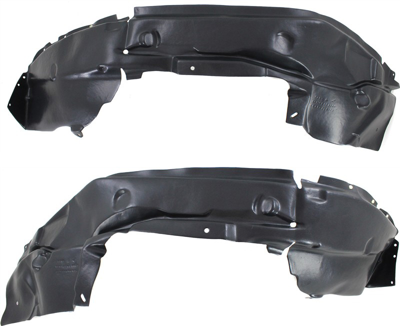 AM COMPASS 11-17 FRONT FENDER LINER RH AND LH Plastic Vacuum Form MK Body SKU SET REPJ222123 OEM 5182554AD 5182555AD