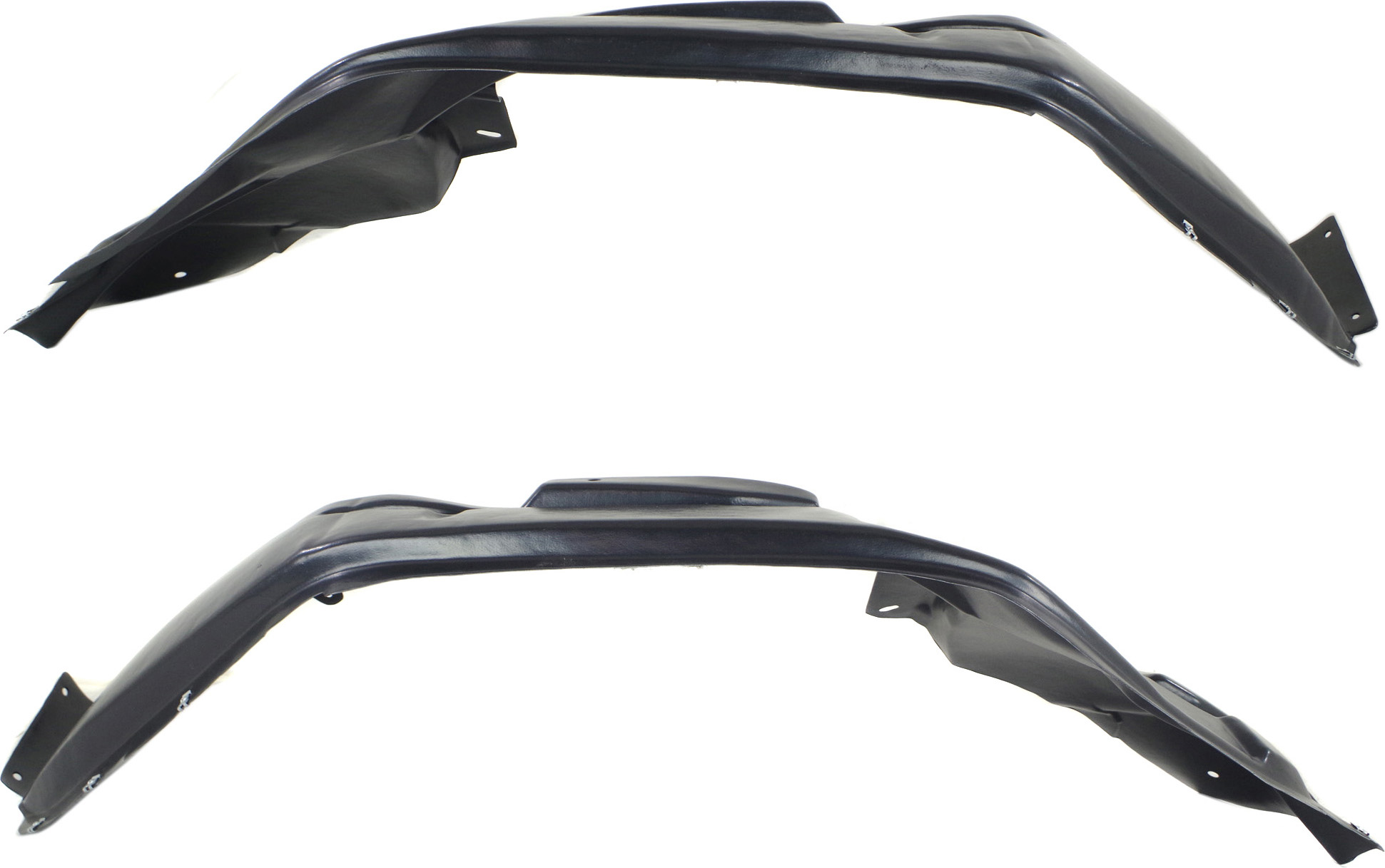 AM PATRIOT 11-17 FRONT FENDER LINER RH AND LH Plastic Vacuum Form SKU SET REPJ222129 OEM 5182556AD PFM 5182557AD PFM