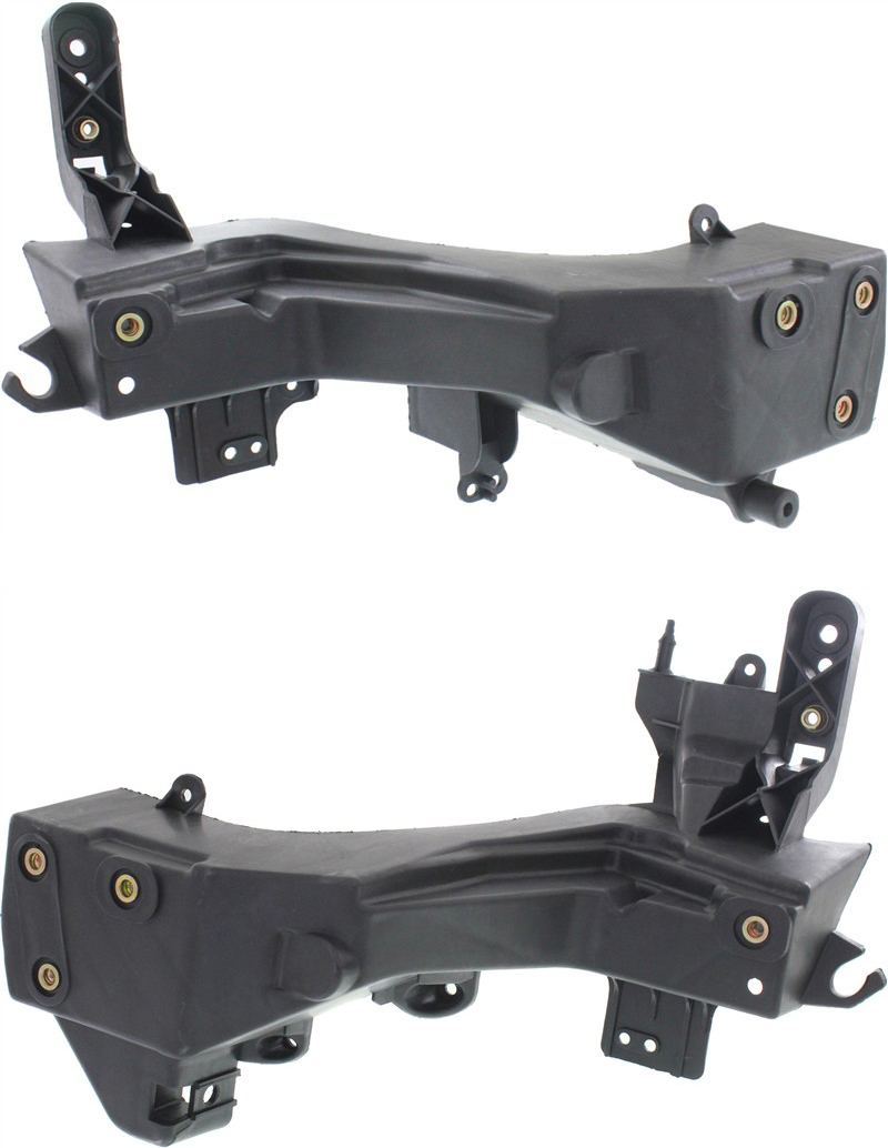 AM GRAND CHEROKEE WK 14-22 RADIATOR SUPPORT RH AND LH Headlamp Mounting Bracket Fiberglass SKU SET REPJ250505 Partslink CH1225271 CH1225272 OEM 68223400AA 68223399AA