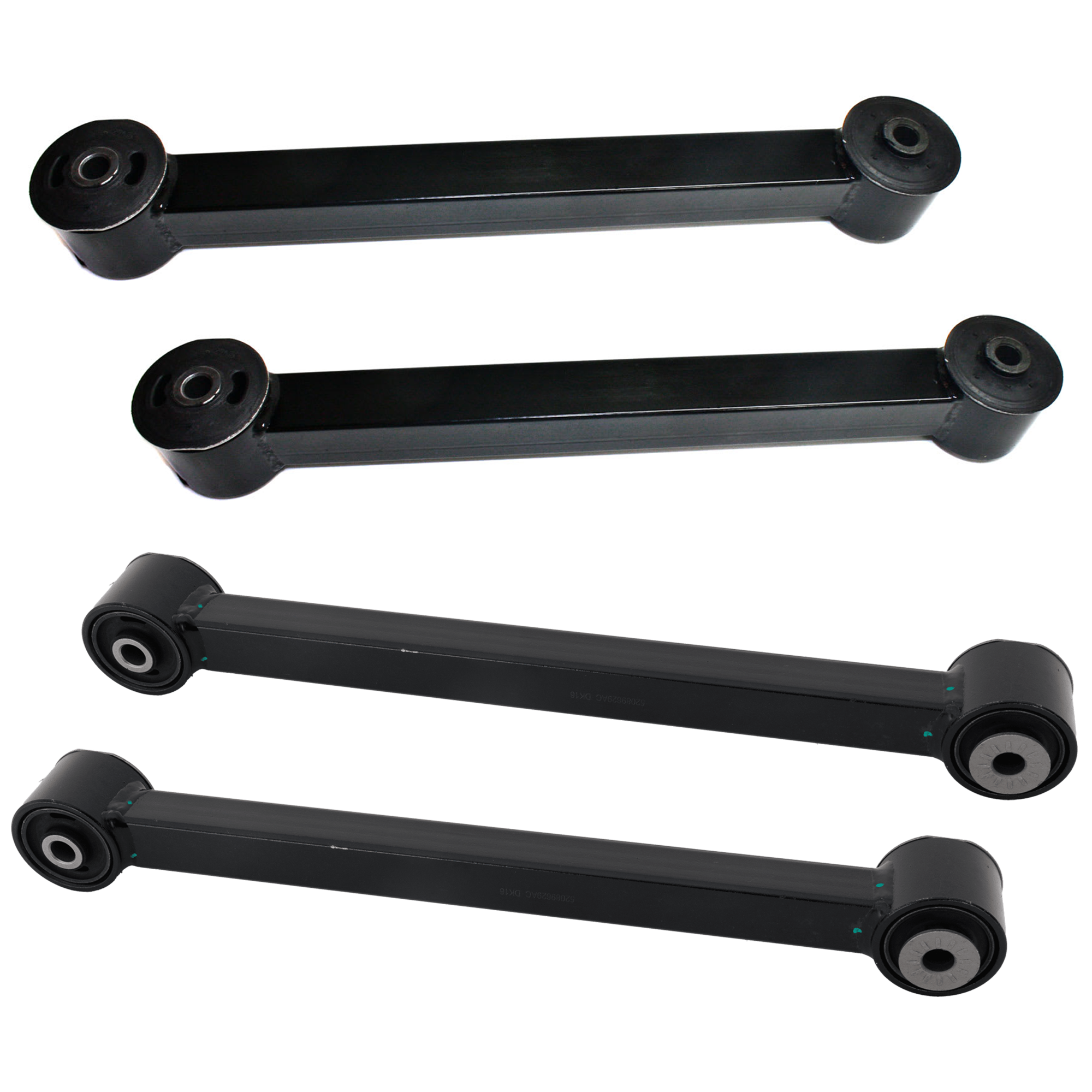 AM GRAND CHEROKEE 05-10 COMMANDER 06-10 FRONT CONTROL ARM REAR RH AND LH Upper and Lower Set of 4 SKU SET REPJ281518-4 OEM 52089629AC 52089630AC