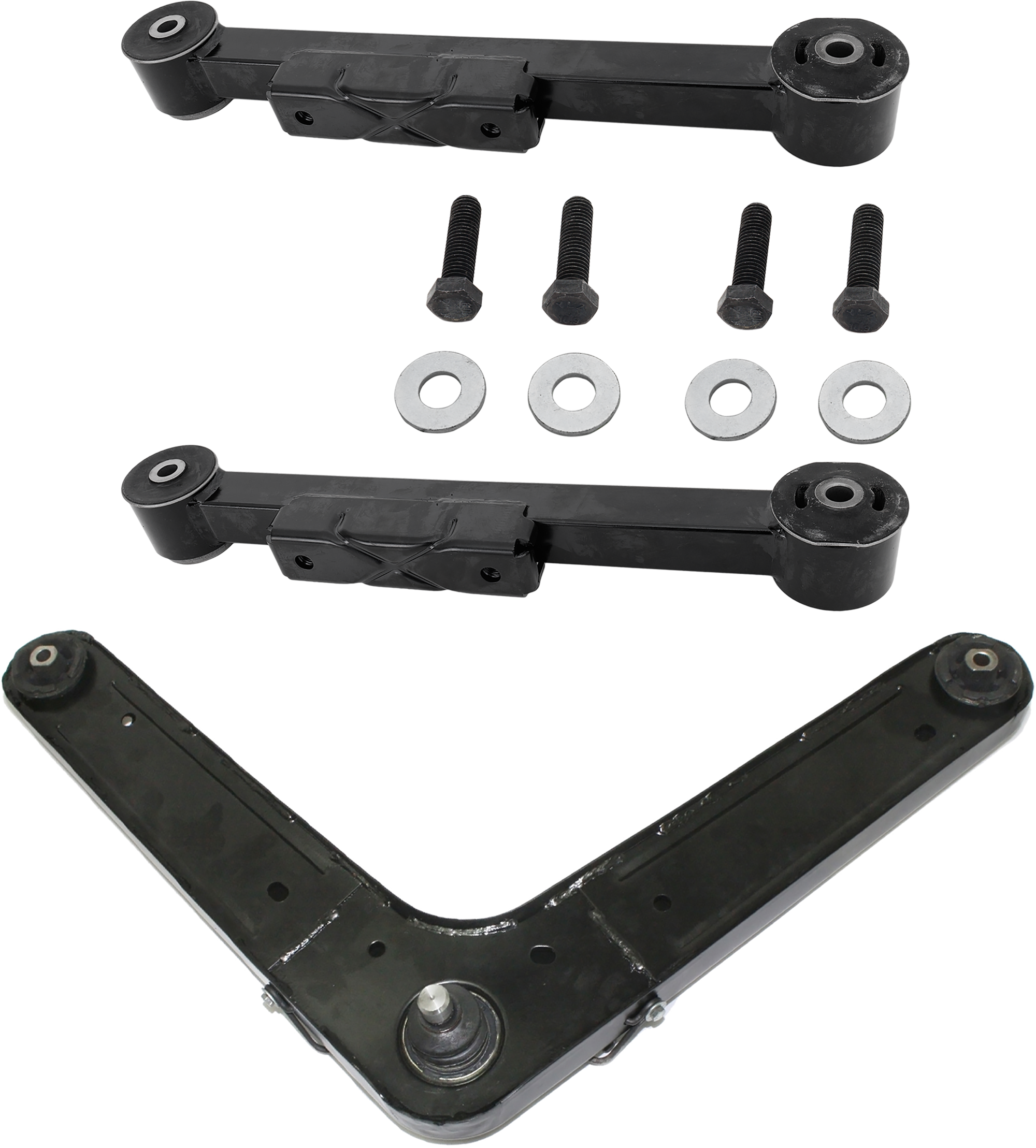 AM LIBERTY 02-03 REAR CONTROL ARM RH AND LH Upper and Lower Set of 3 SKU SET REPJ281520-3 OEM 52088682AB 52088901AC 52088901