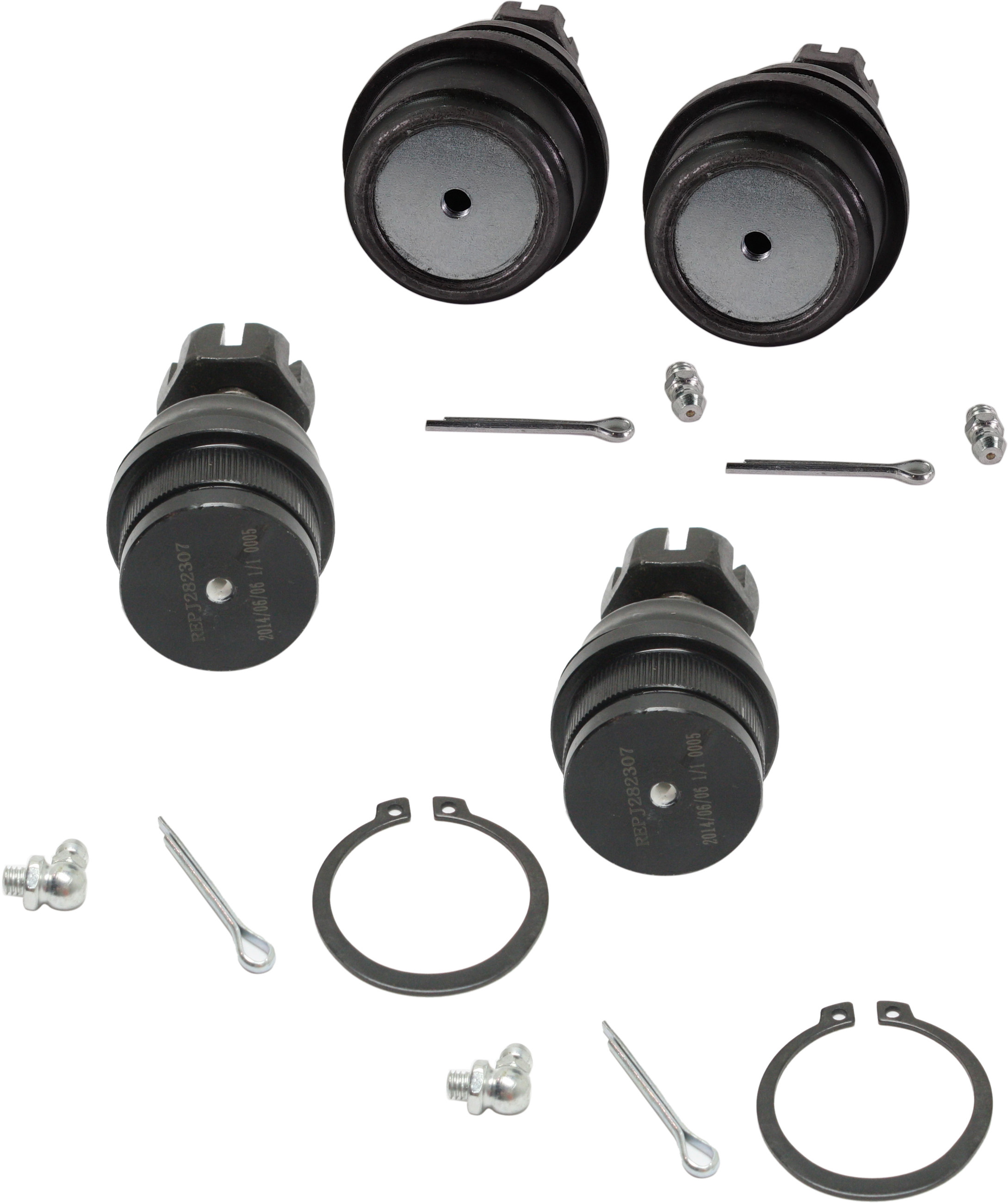 AM GRAND CHEROKEE 99-04 FRONT BALL JOINT RH AND LH Upper and Lower Set of 4 SKU SET REPJ282307-4 OEM 104301-2601554-5051292-45D2292