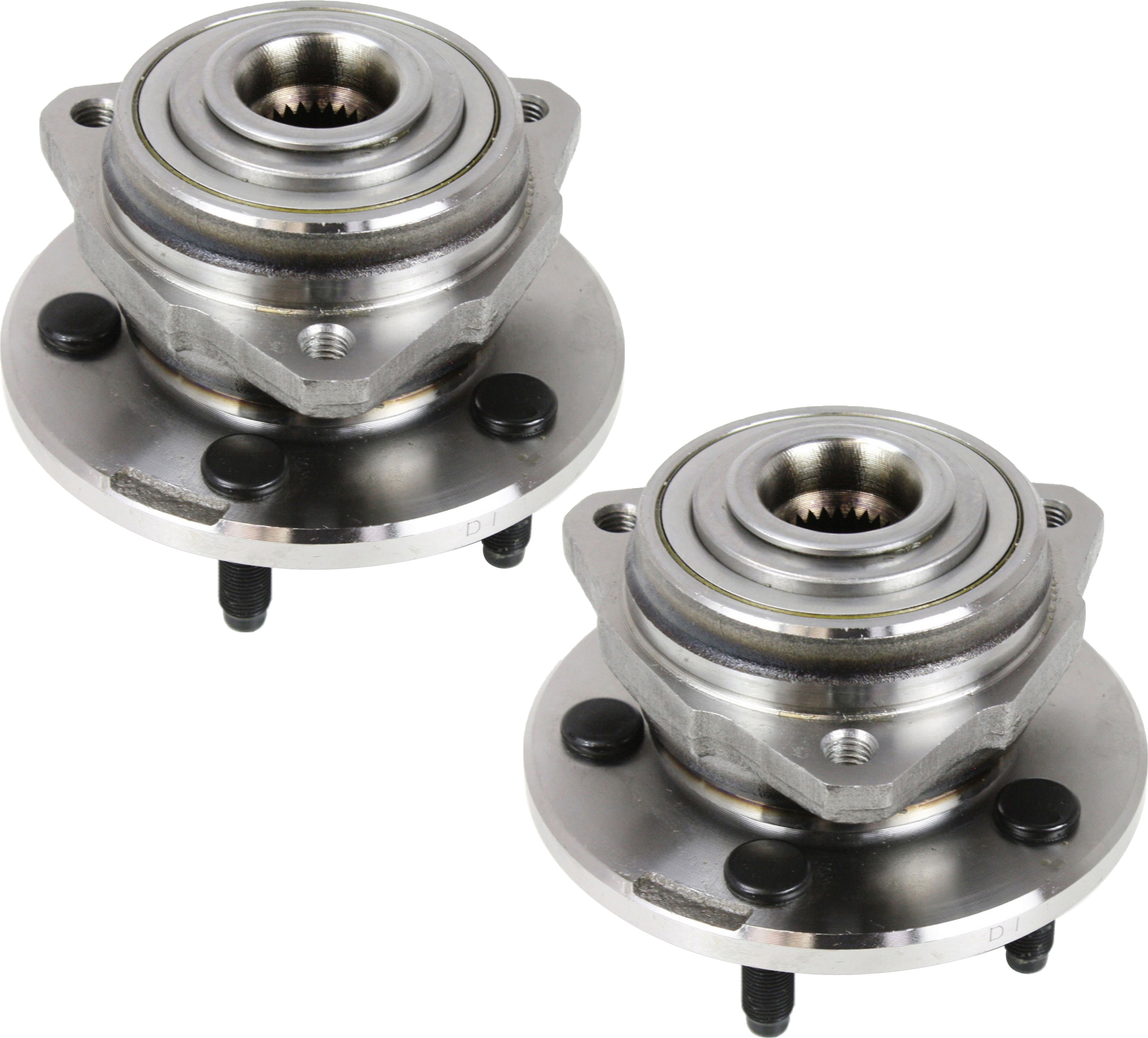 AM LIBERTY 02-05 FRONT HUB ASSEMBLY RH AND LH 5 Studs 3 Bolt Modified Triangular Flange Driven SKU SET REPJ283707-2 OEM 713178-7990150-40058005-400580