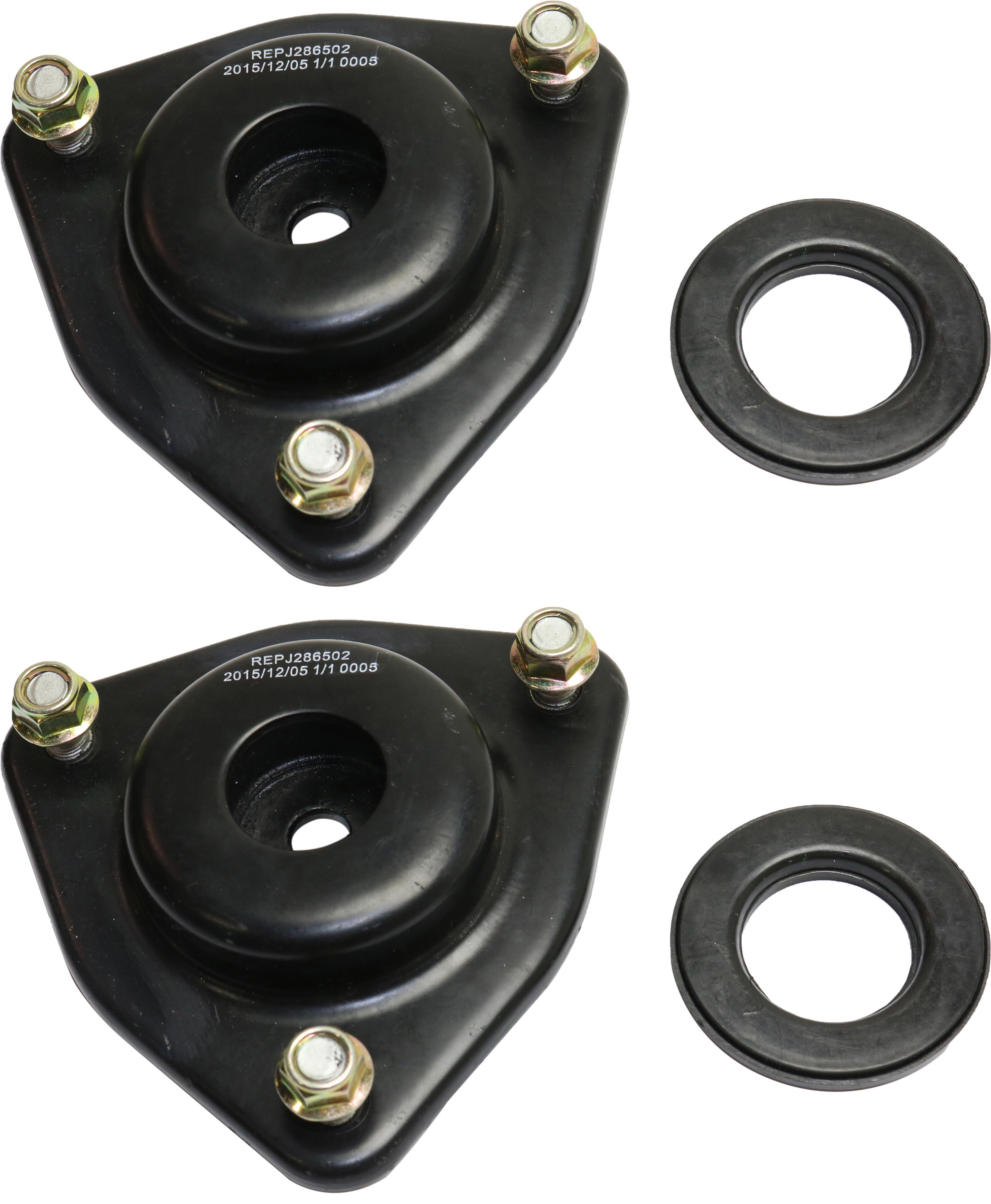AM COMPASS PATRIOT 07-17 CALIBER 07-12 FRONT SHOCK AND STRUT MOUNT RH AND LH SKU SET REPJ286502-2 OEM 907994