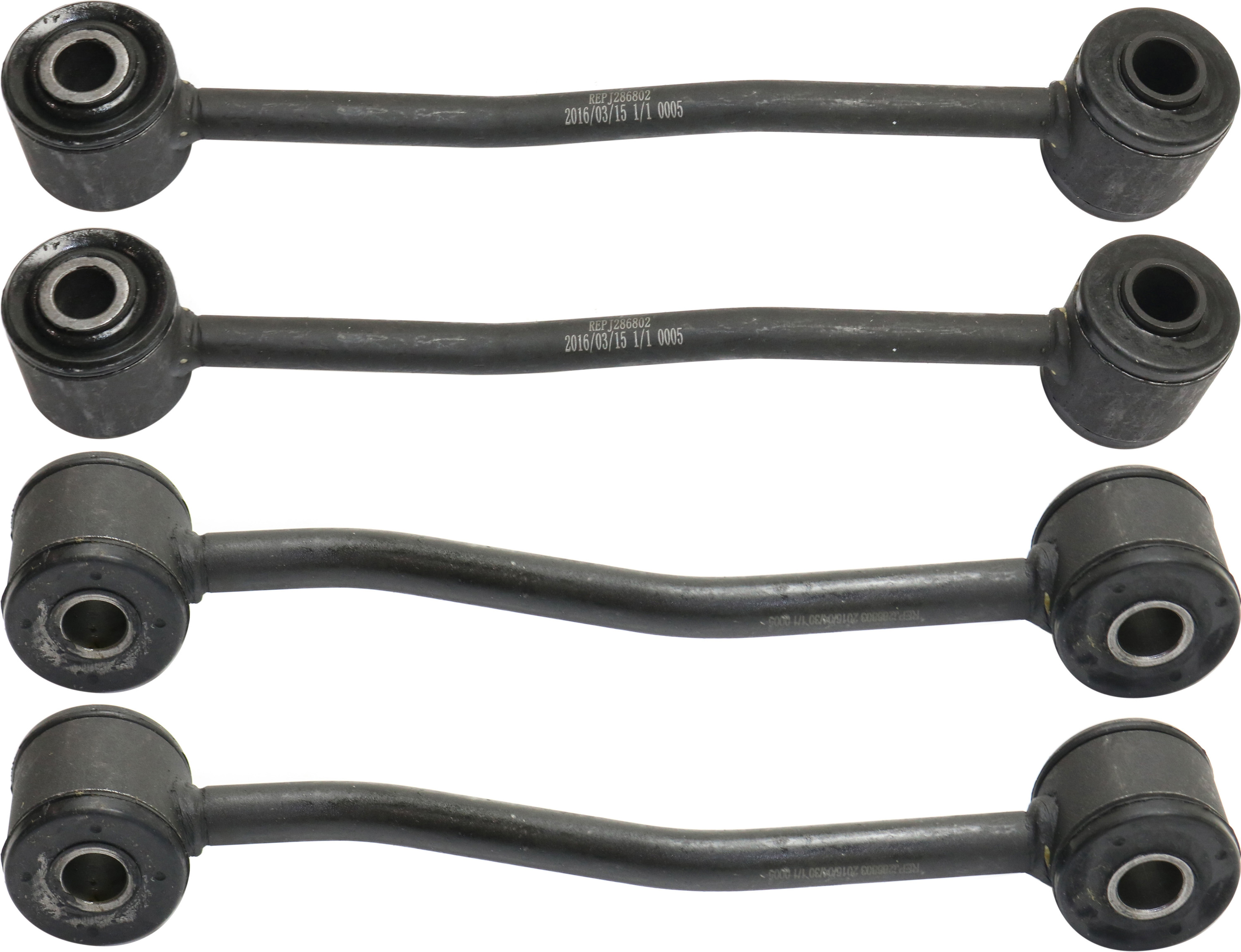 AM GRAND CHEROKEE 99-04 FRONT AND REAR SWAY BAR LINK RH AND LH SKU SET REPJ286803-4 OEM 184-502-651-602-545-000-000-000-000