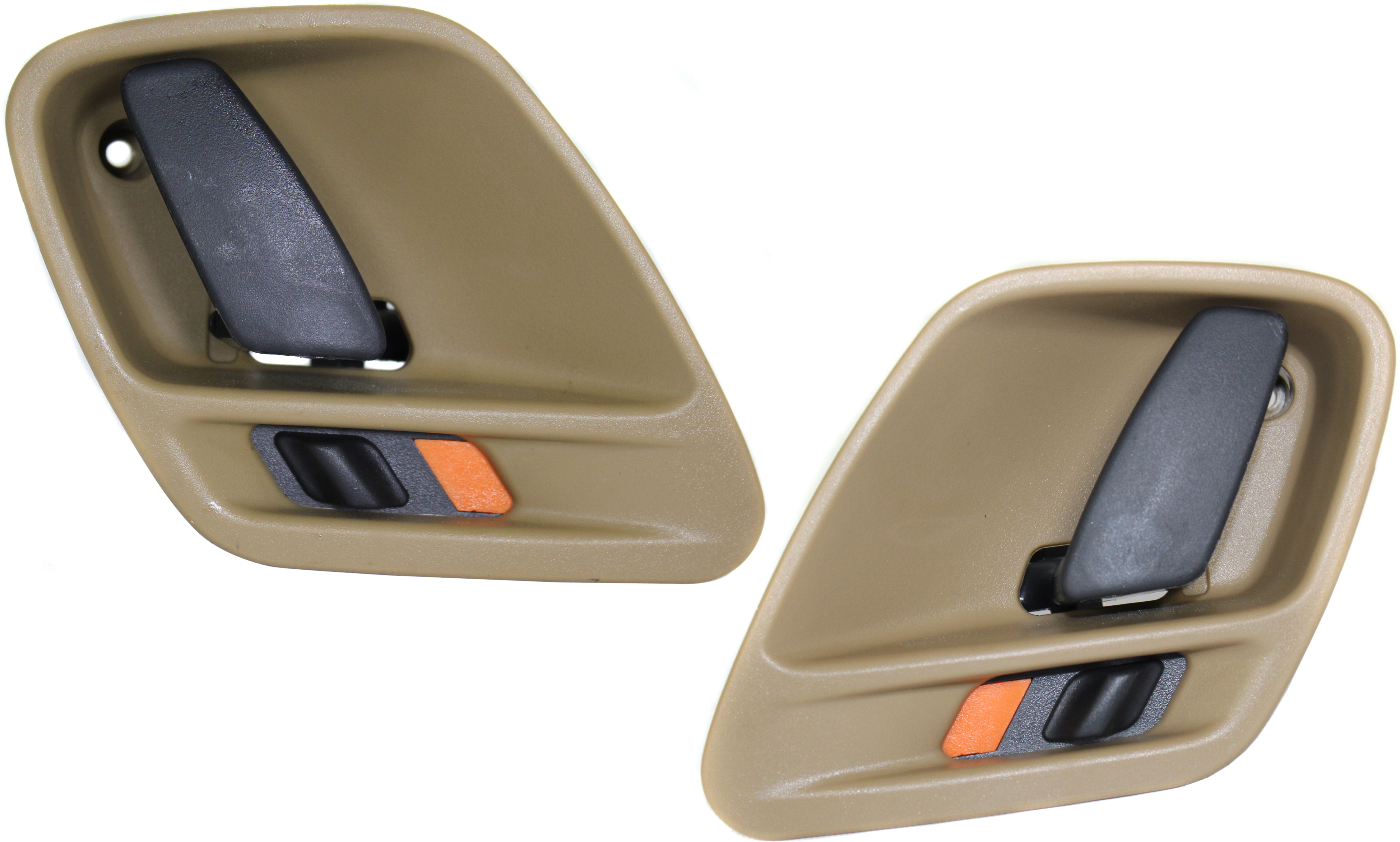 AM GRAND CHEROKEE 99-04 FRONT DOOR HANDLE RH and LH Inside Brown Camel =REAR SKU SET REPJ462127 Partslink CH1353132 CH1352132 OEM 5FX721K5AC 5FX731K5AC
