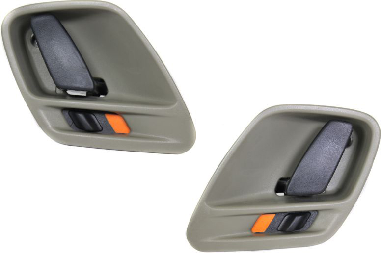 AM GRAND CHEROKEE 99-04 FRONT DOOR HANDLE RH AND LH Inside Light Gray Taupe =REAR SKU SET REPJ462129 Partslink CH1353134 CH1352134 OEM 5FX721L5AC 5FX731L5AC
