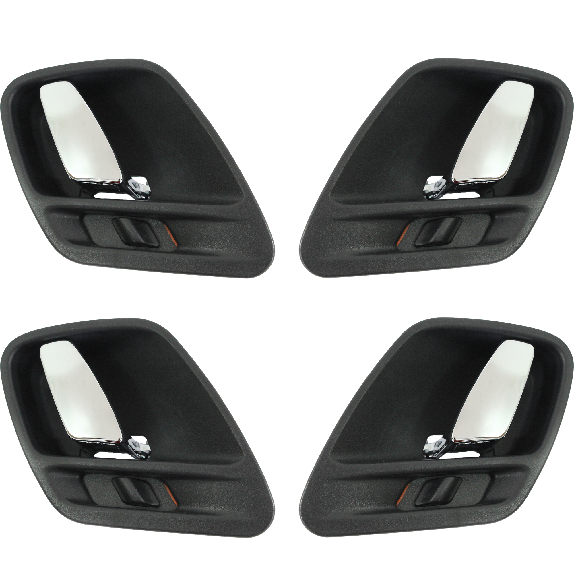 AM GRAND CHEROKEE 99-04 INTERIOR DOOR HANDLE Set of 4 Front and Rear RH and LH SKU SET REPJ462135-4 Partslink CH1353133 CH1352133 OEM 5FX741AZAD 5FX751AZAD
