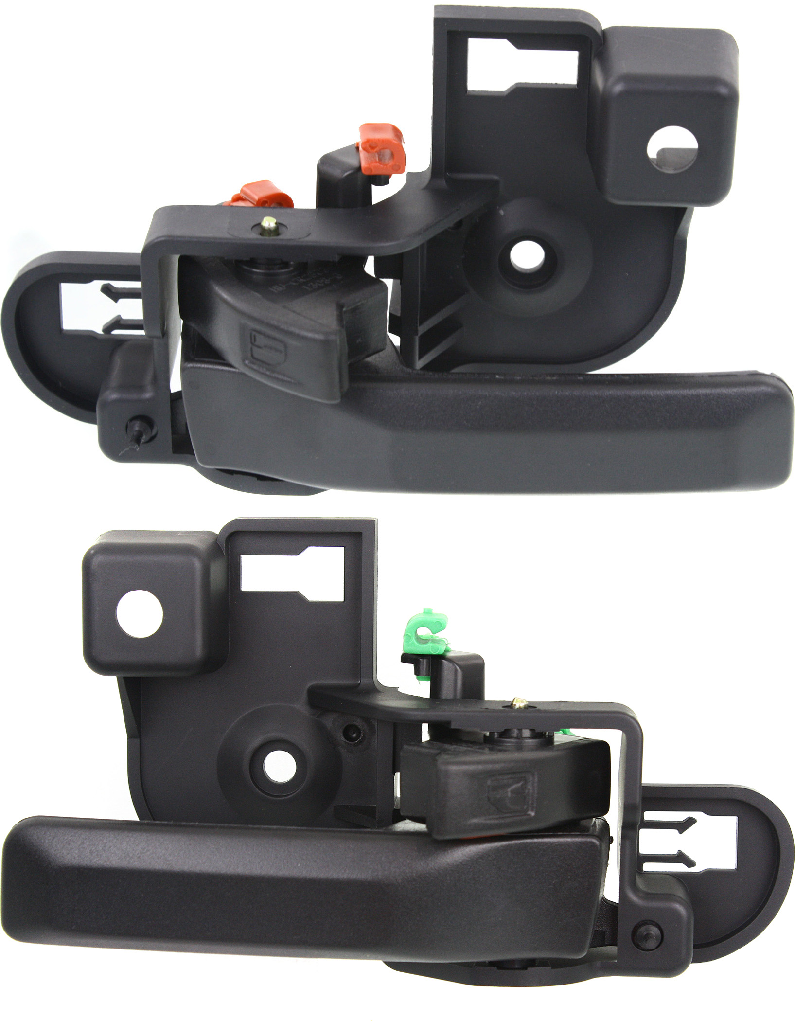 AM WRANGLER JK 11-18 FRONT DOOR HANDLE RH AND LH Inside Black Plastic =REAR SKU SET REPJ462171 Partslink CH1353156 CH1352156 OEM 68059174AA 68059175AA