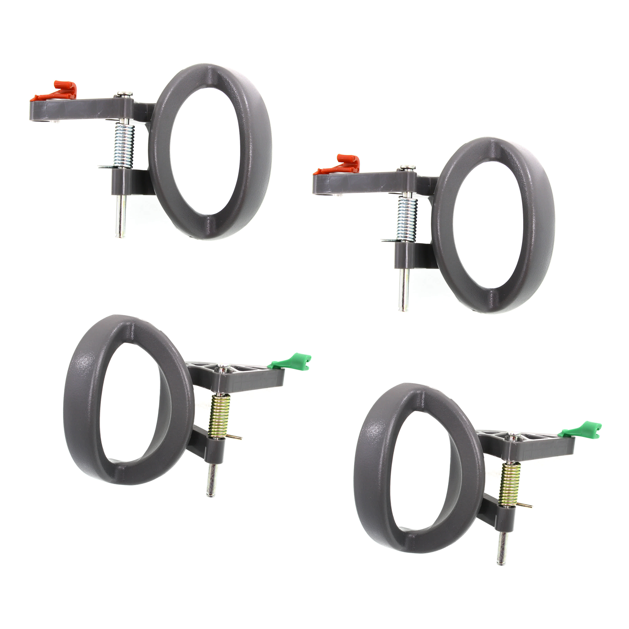 AM LIBERTY 02-07 COMMANDER 06-10 FRONT AND REAR INTERIOR DOOR HANDLE RH AND LH Slate Gray Blk Lvr Only+Spring+Pin =RR SKU SET REPJ462189 A