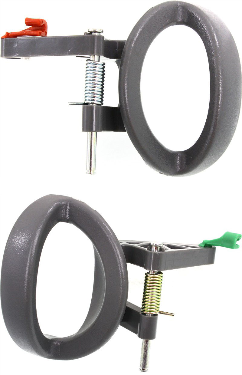 AM LIBERTY 02-07 COMMANDER 06-10 FRONT DOOR HANDLE RH and LH Inside Slate Gray Blk Lvr Only+Spring+Pin =RR SKU SET REPJ462189