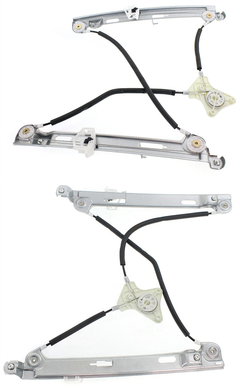 AM PATRIOT 07-17 FRONT WINDOW REGULATOR RH AND LH Power w o Motor SKU SET REPJ462917 Partslink CH1351186 CH1350186 OEM 68004422AA 68004423AA
